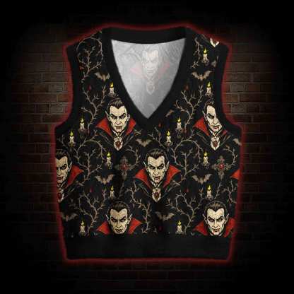 Vampire Lord Ugly Sweater Vest