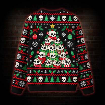 Deck the Skulls Ugly Sweatshirts
