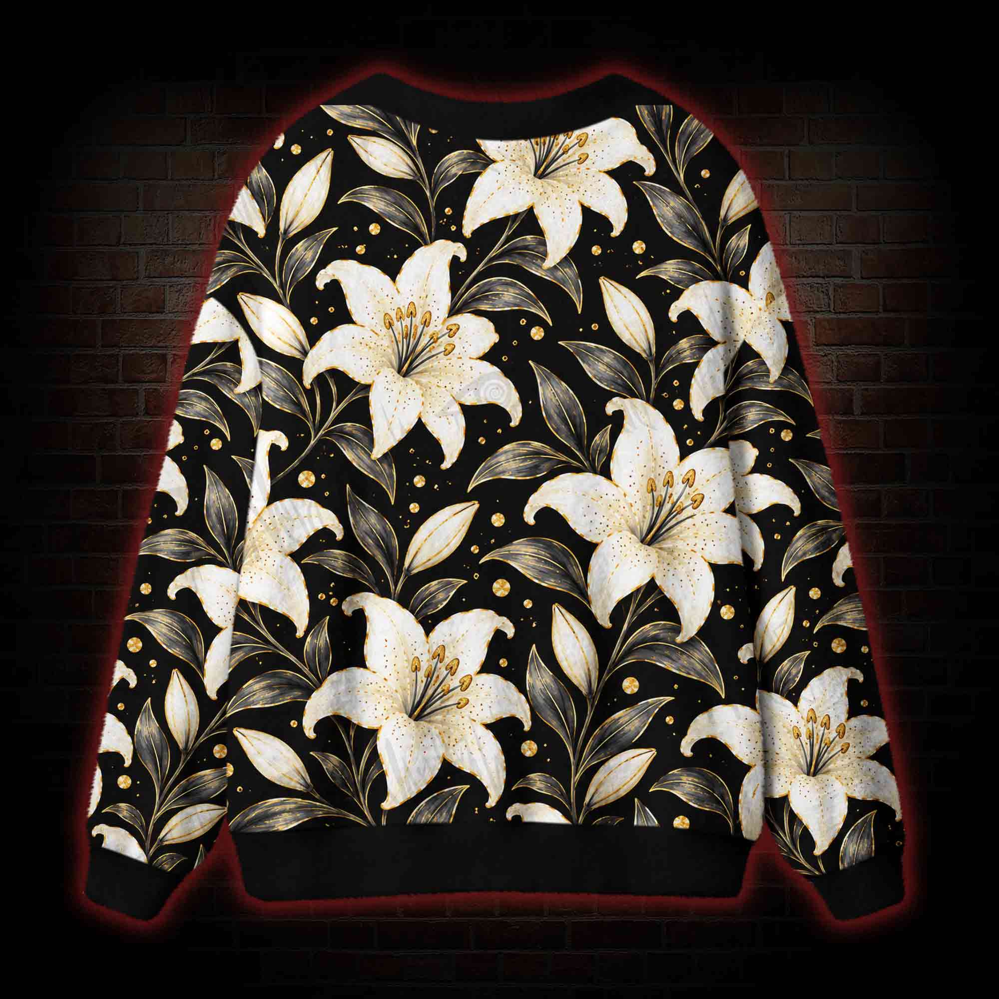 Gothic Lily Nocturne Cardigan Sweater