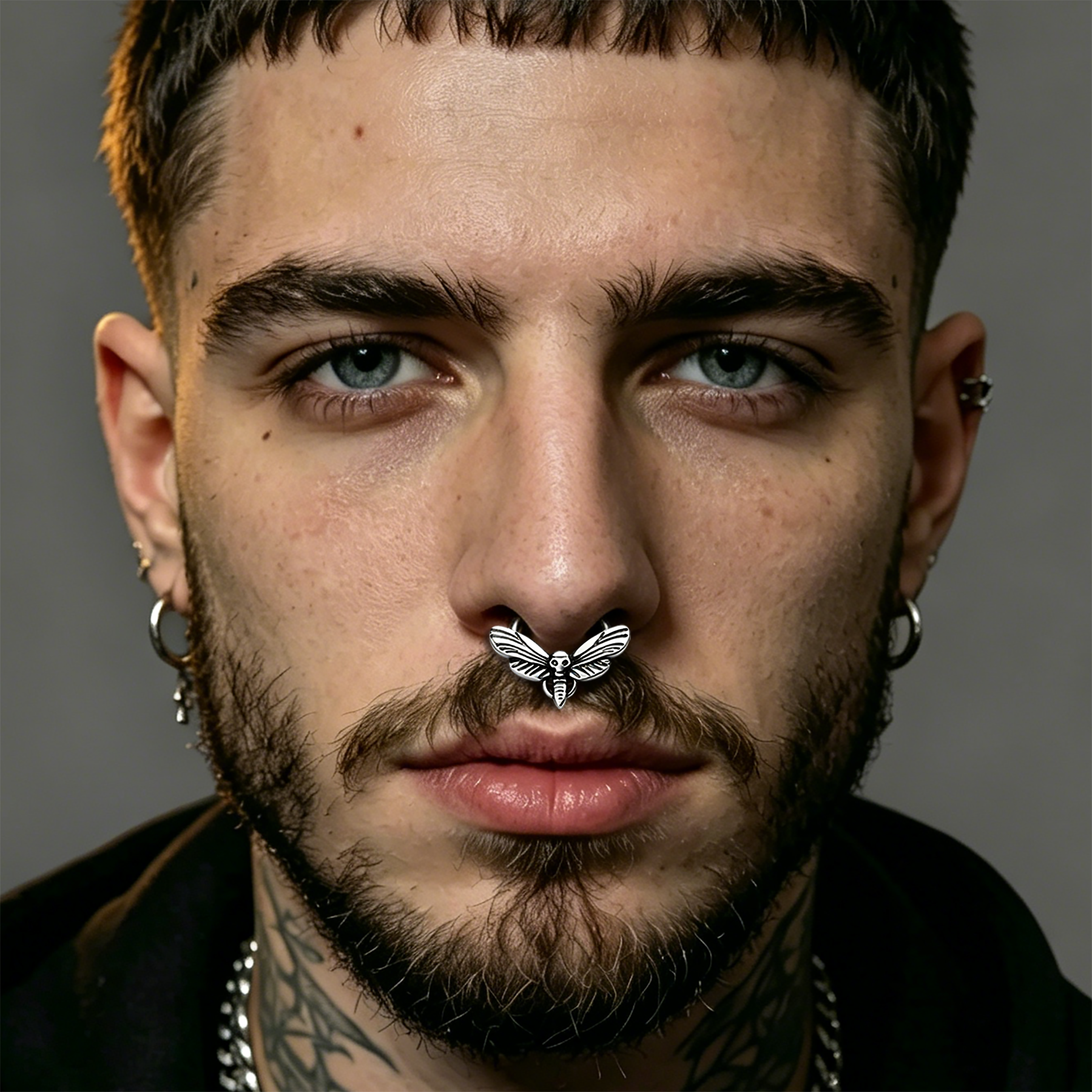 Moth Nose Piercing