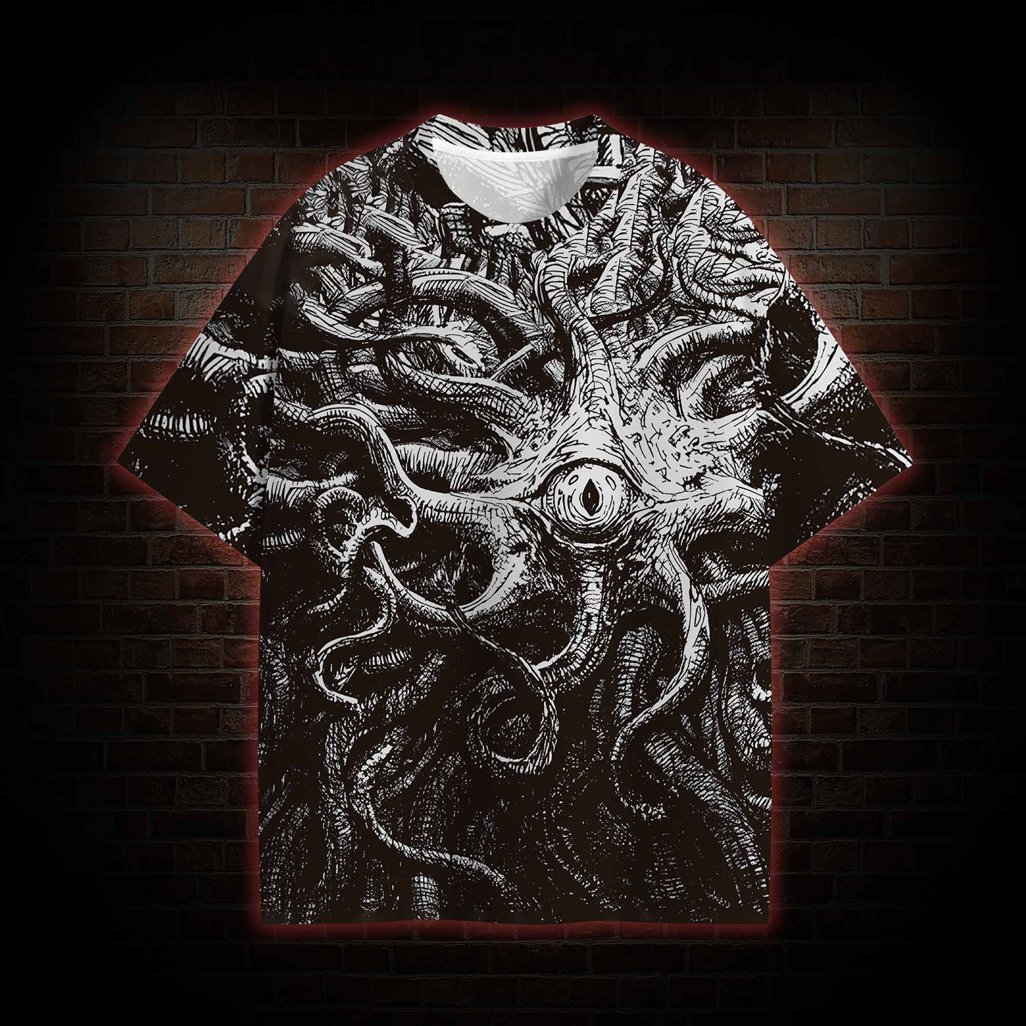 Mysterious Tentacle All Over Print T-shirt
