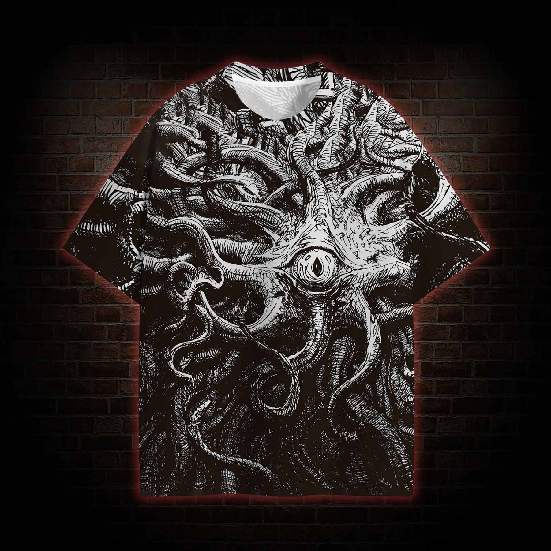 Mysterious Tentacle All Over Print T-shirt
