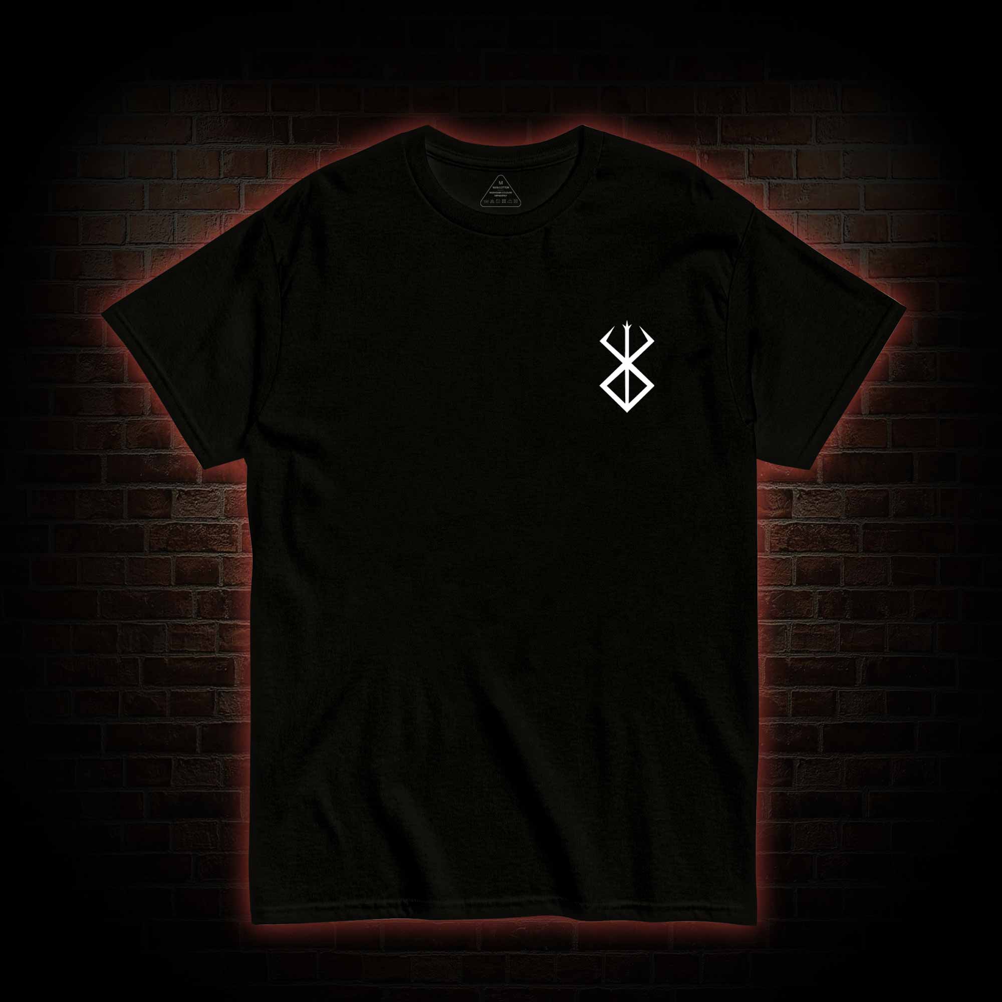 3877 Back Print T-Shirt