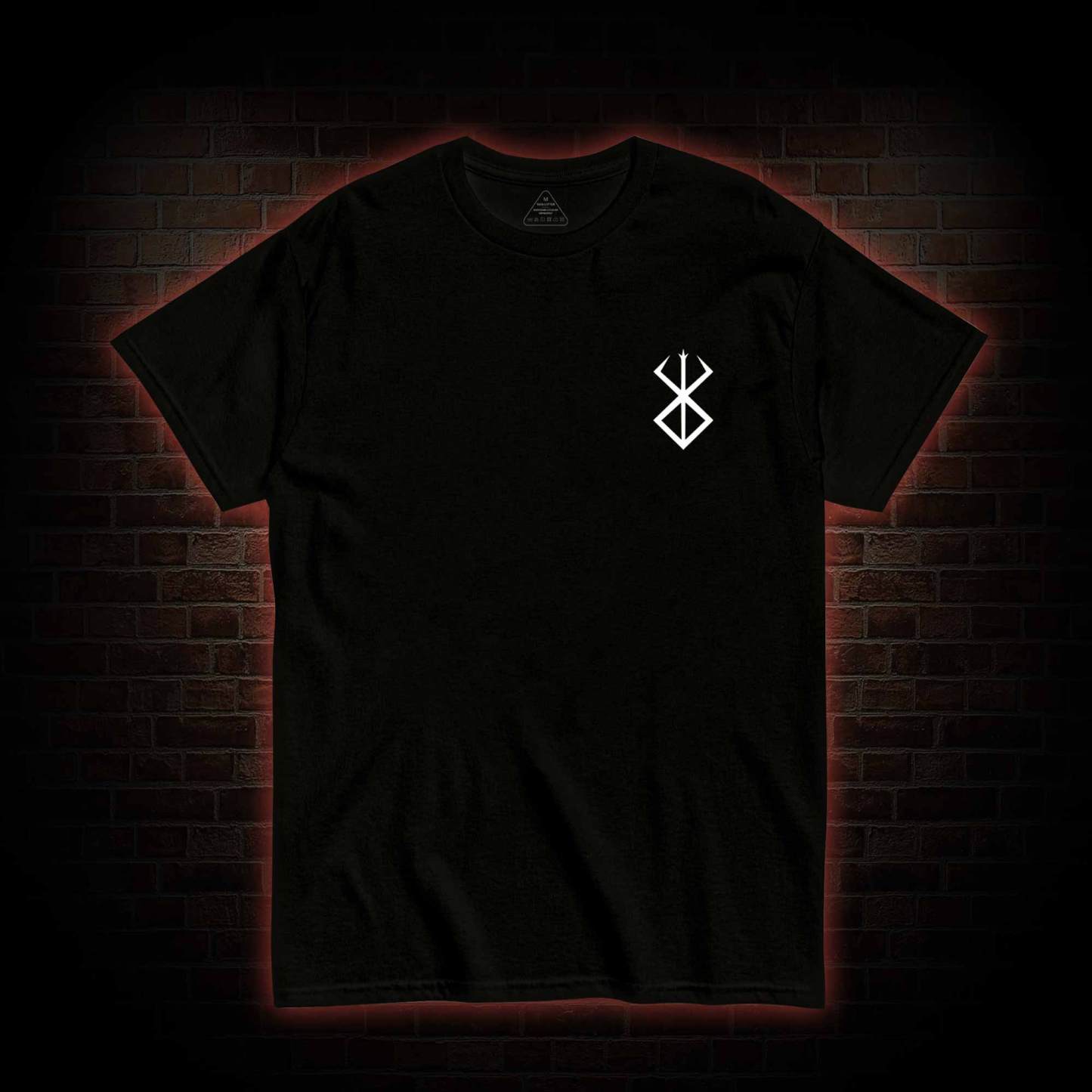 3877 Back Print T-Shirt