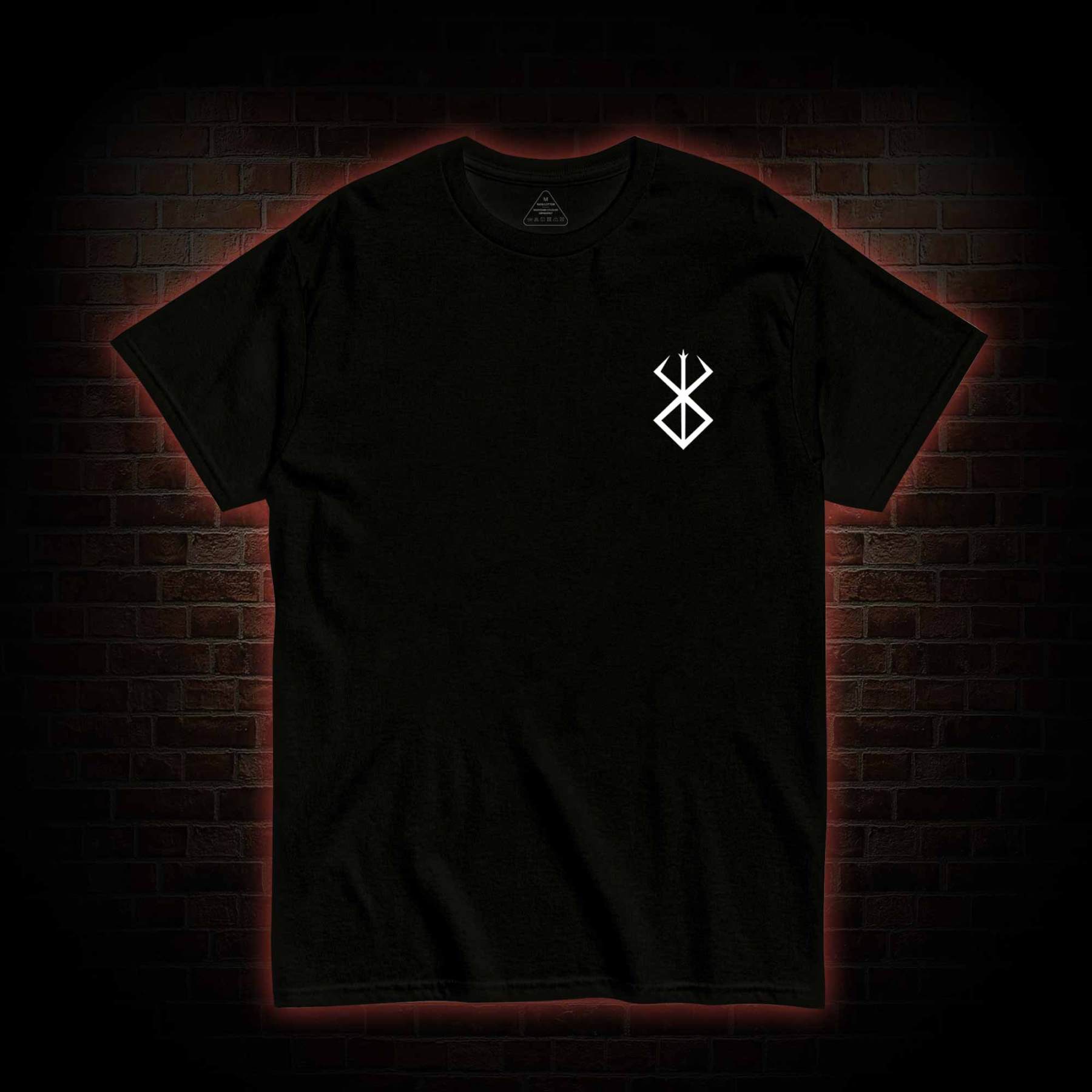 3877 Back Print T-Shirt