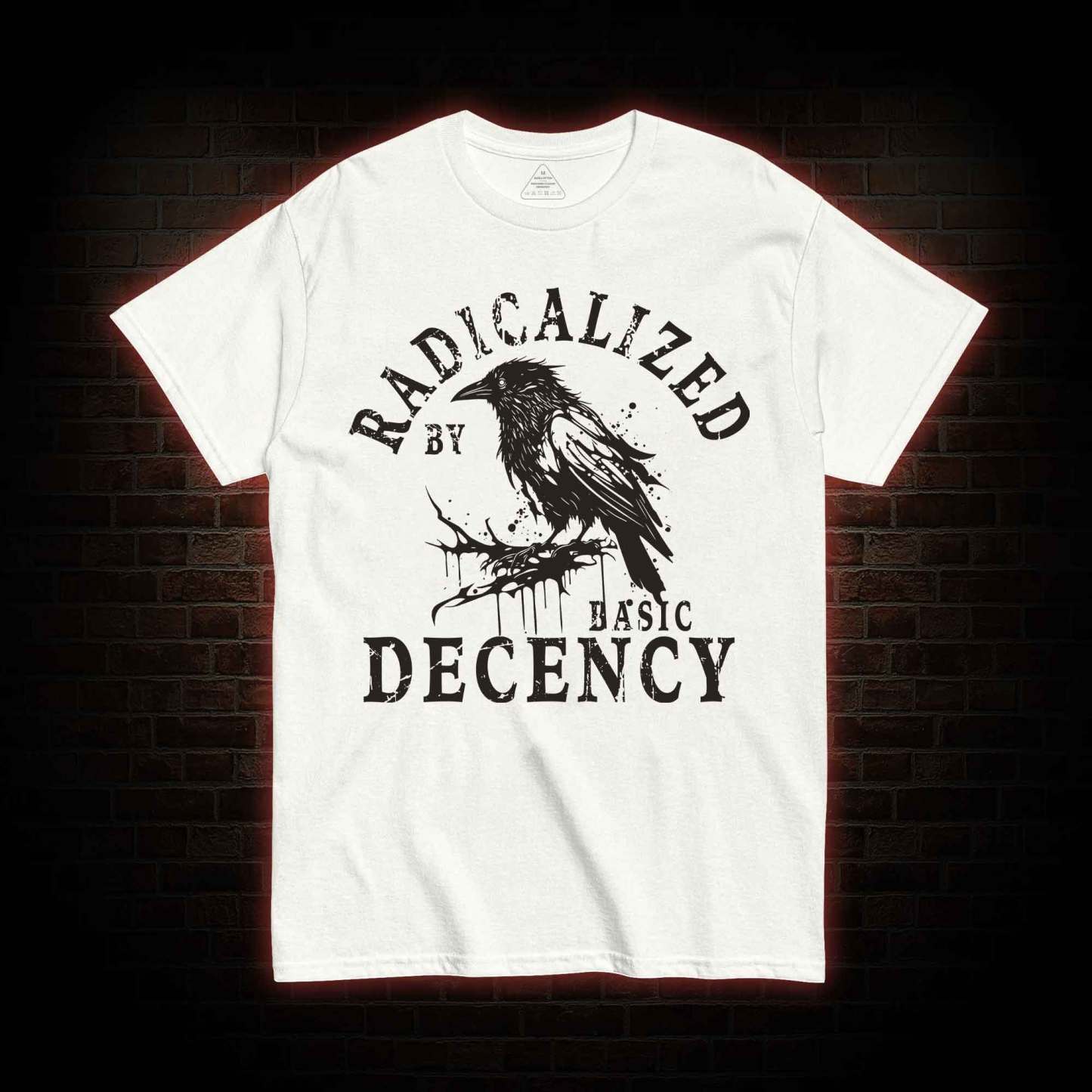 Crows Radicalized by Basic Decency T-shirt