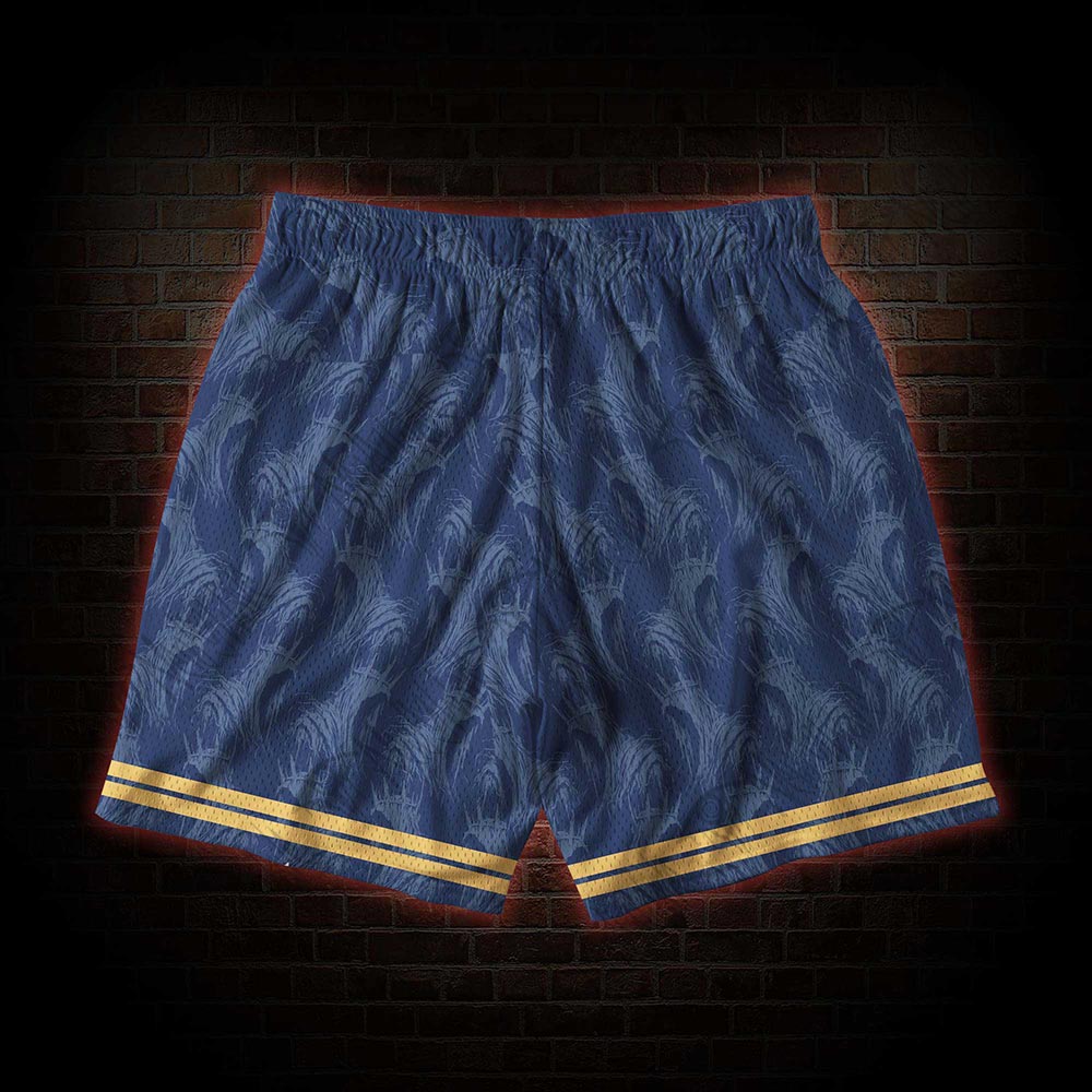 The King in Yellow Mesh Shorts