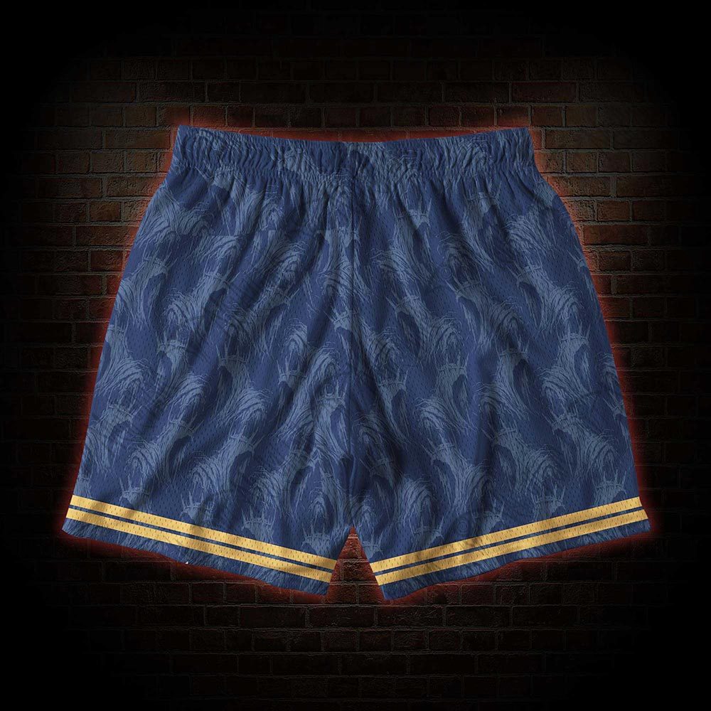 The King in Yellow Mesh Shorts