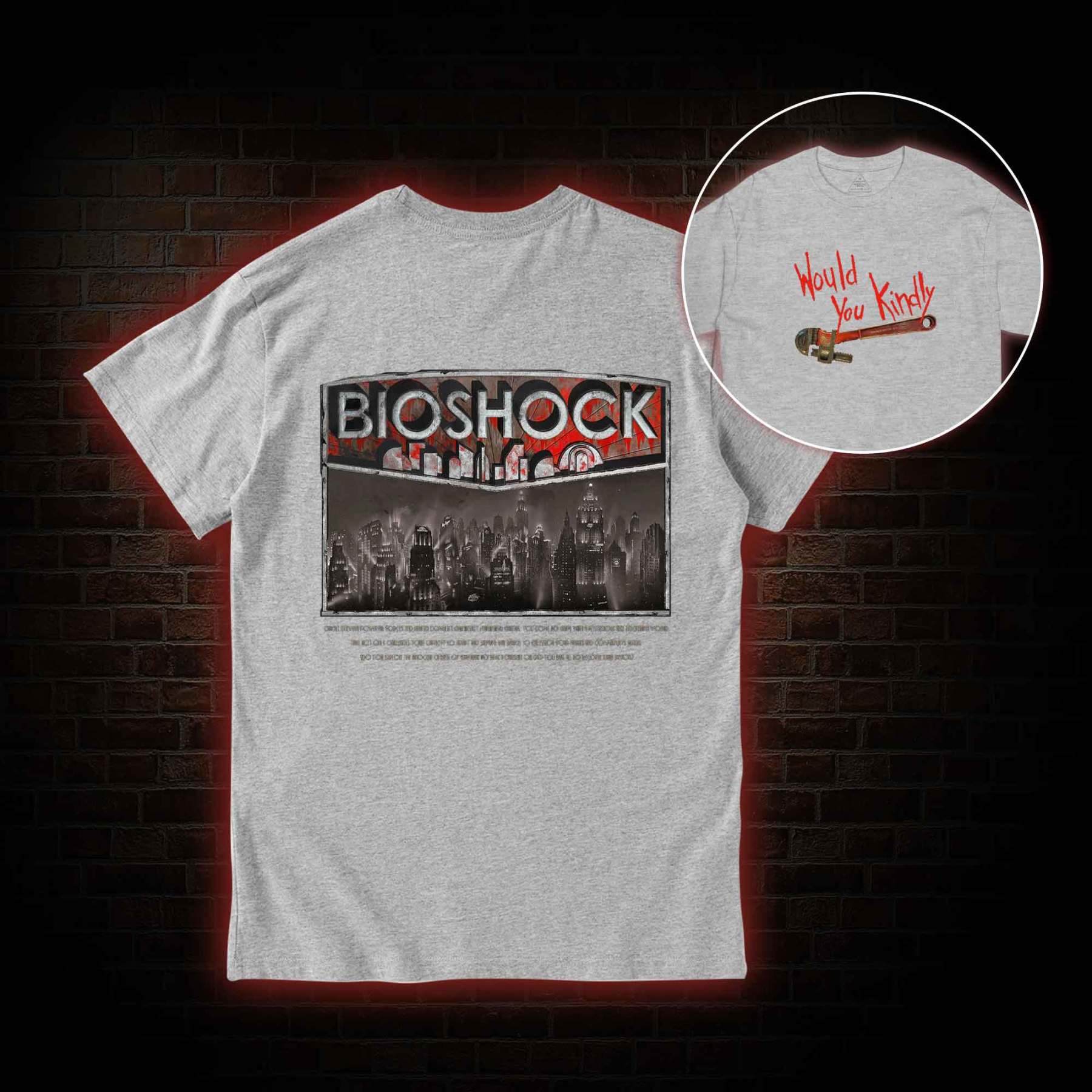 Would You Kindly Back Print T-shirt