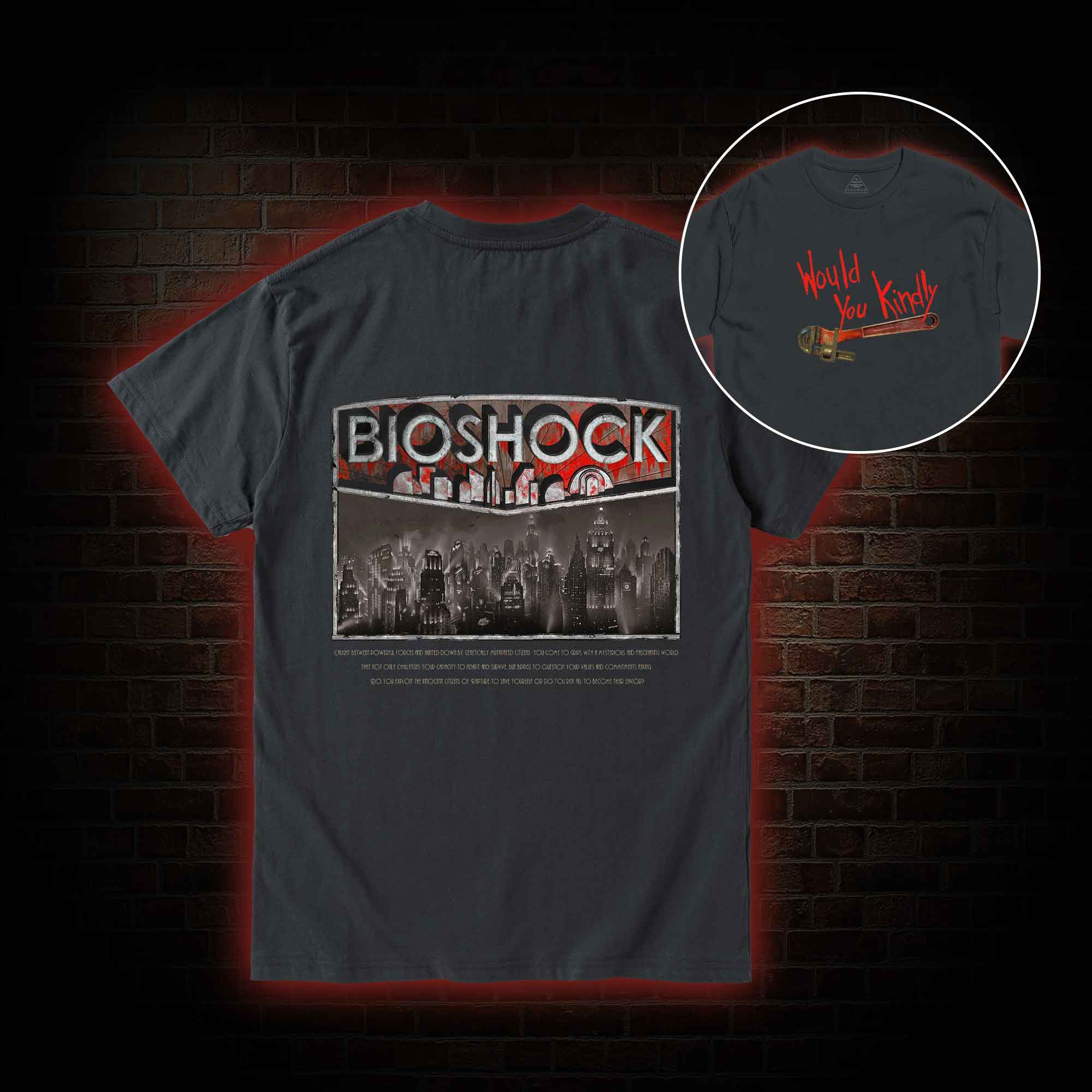 Would You Kindly Back Print T-shirt