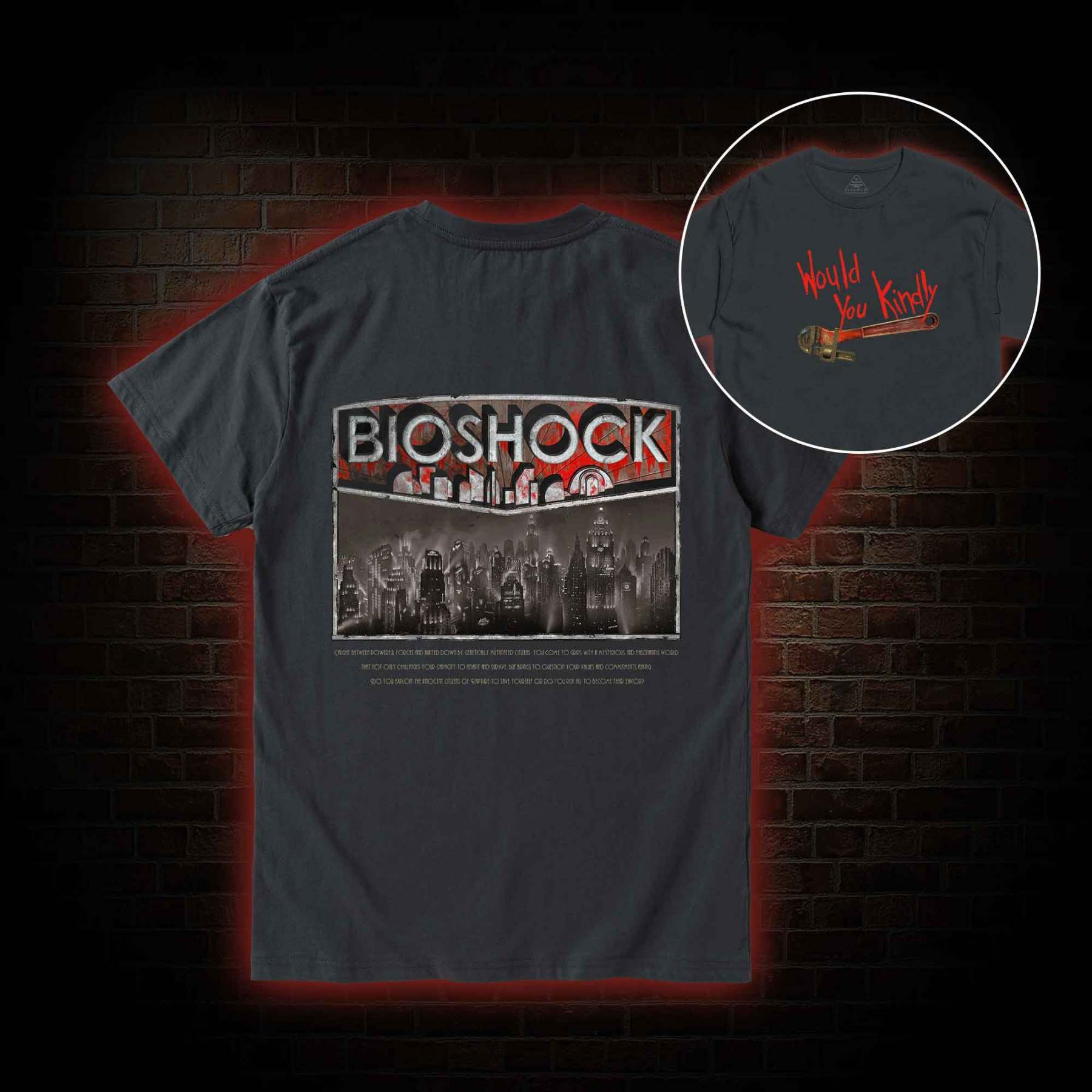 Would You Kindly Back Print T-shirt