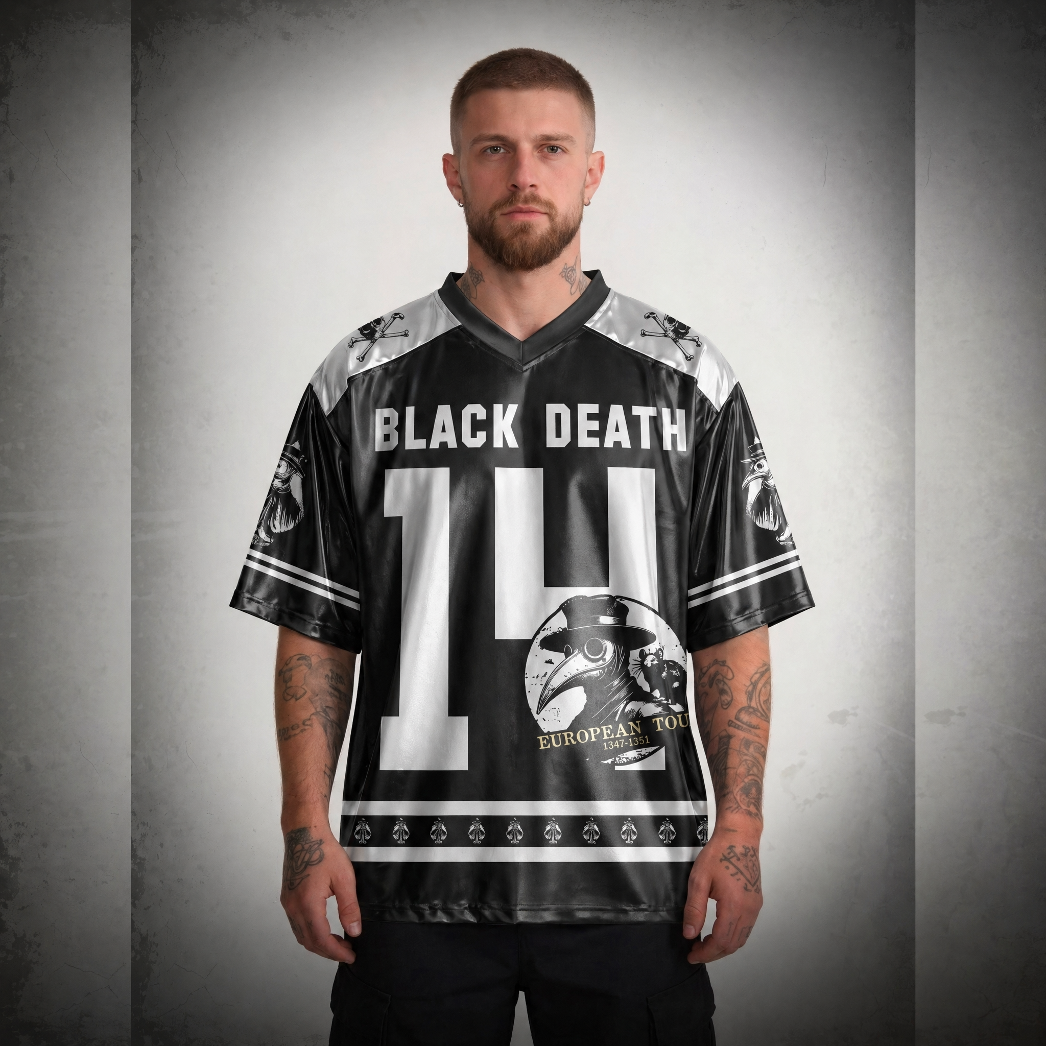 Black Death European Tour Shiny Oversized Jersey