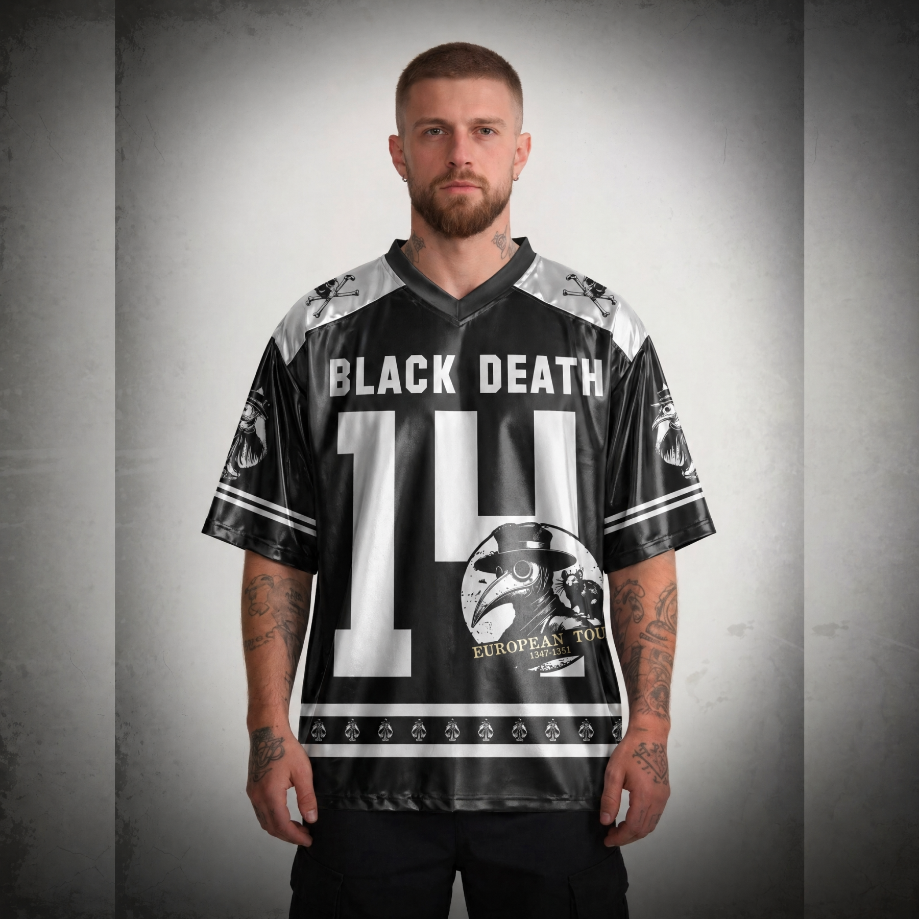 Black Death European Tour Shiny Oversized Jersey
