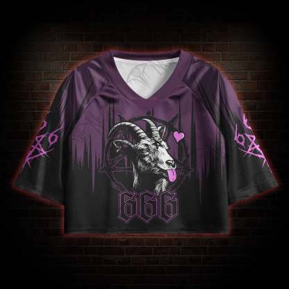 Goat Babe Sports Crop Jersey