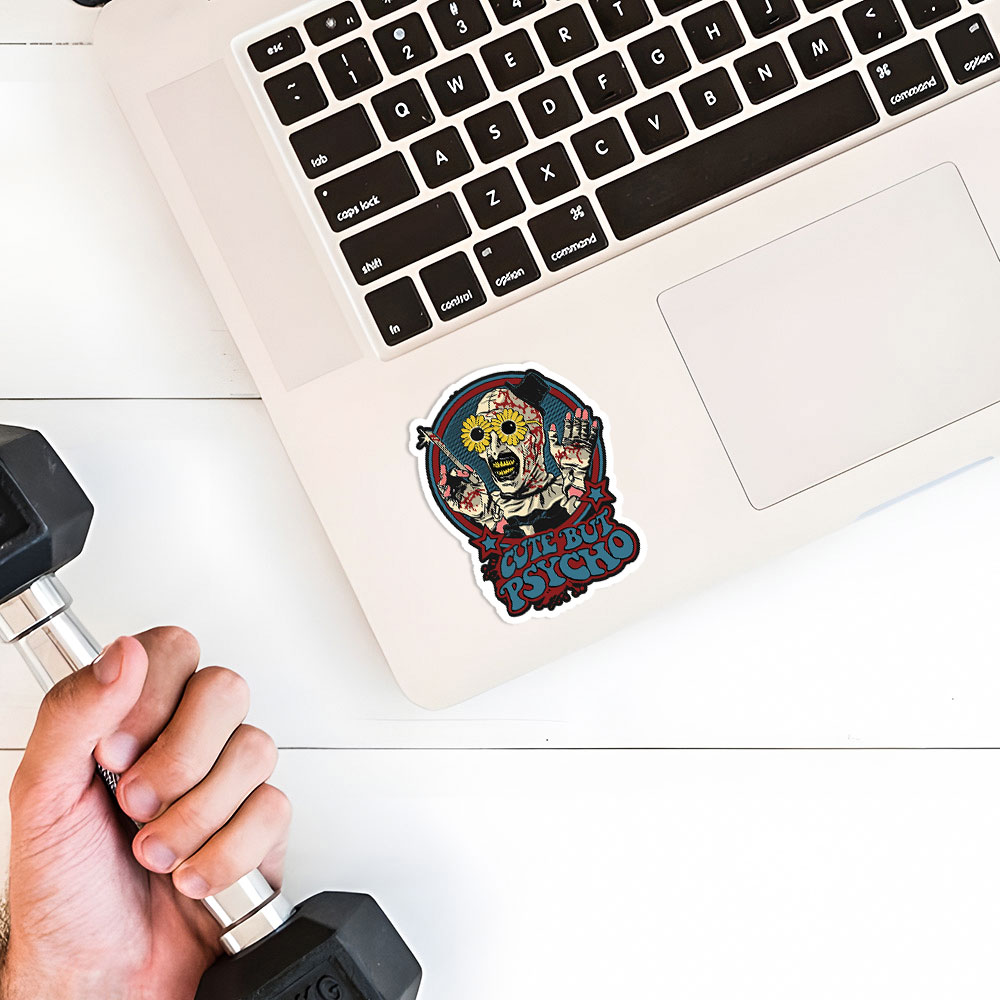 Cute But Psycho Sticker