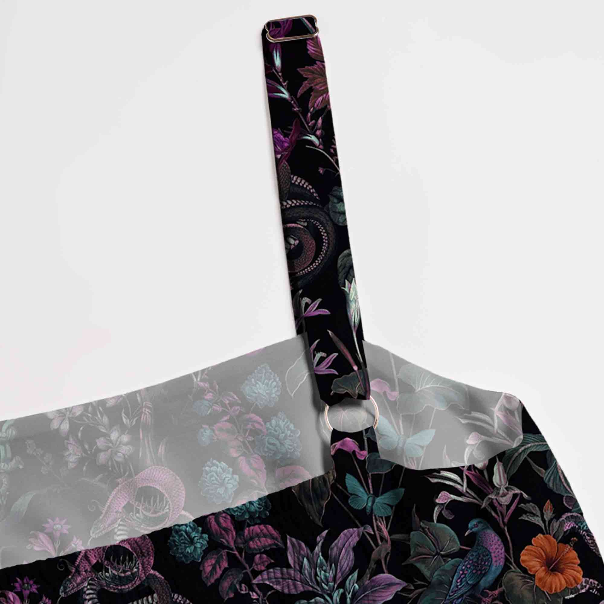Forbidden Flora  Wide Straps Maxi Dress