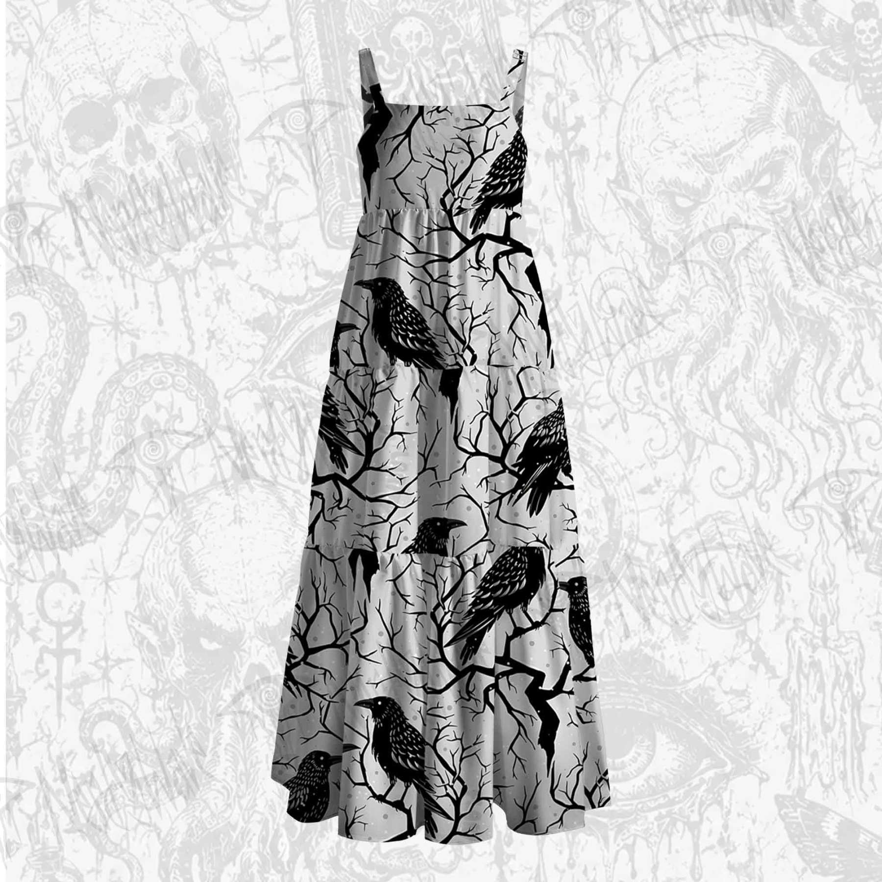 Crow and Branch Wide Straps Maxi Dress