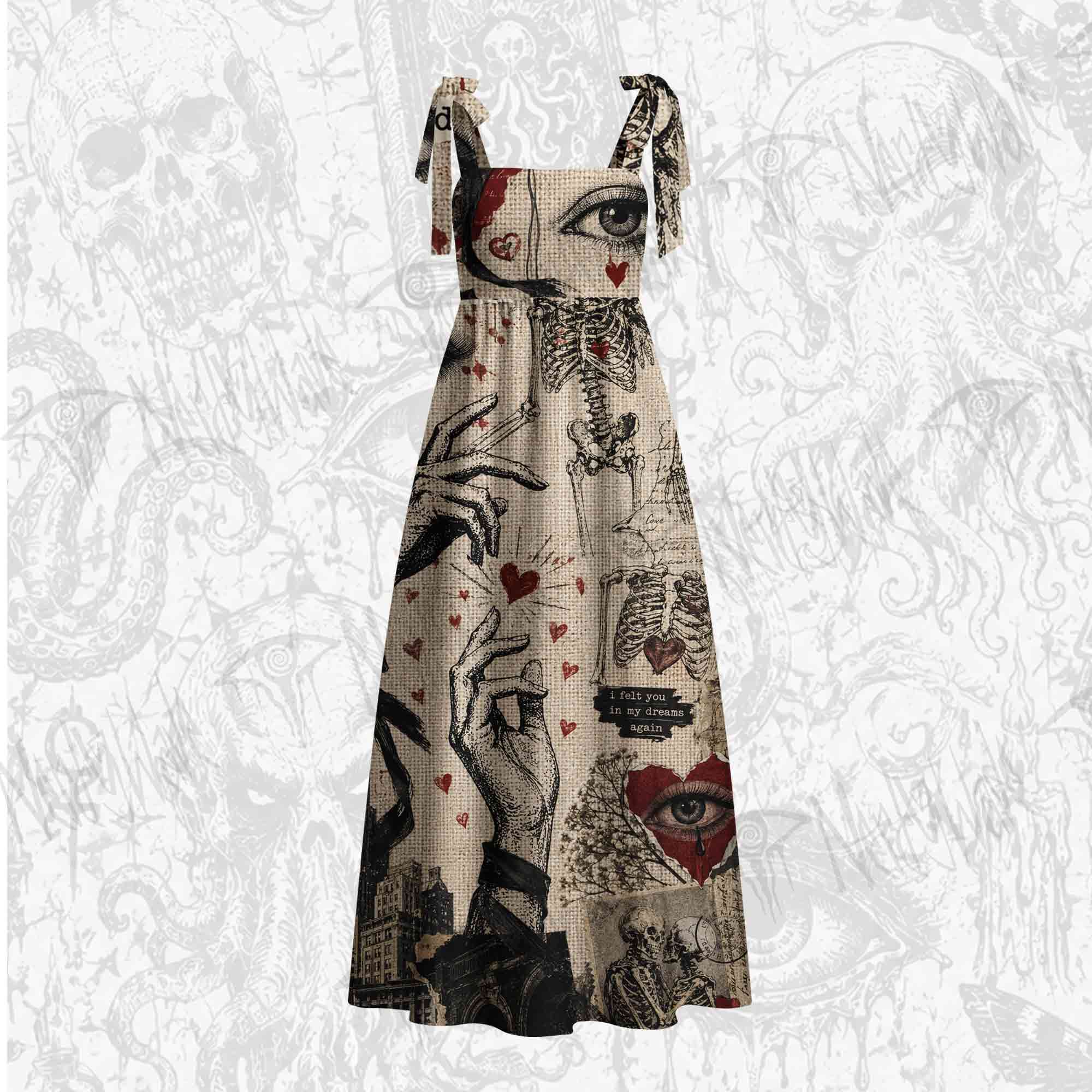 Tragedy Tie Shoulder Maxi Dress