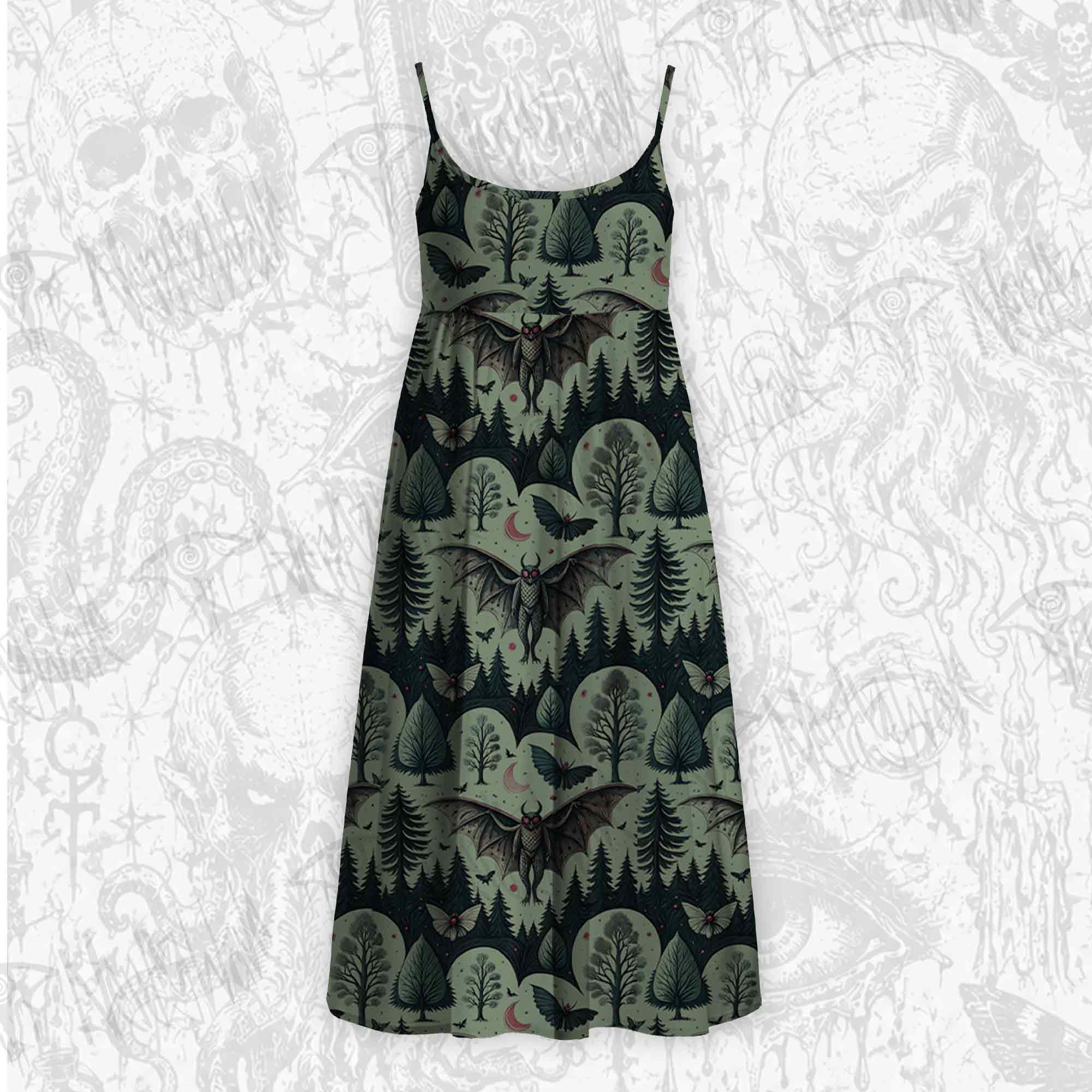 Home of the Mothman Strap Midi Sundress