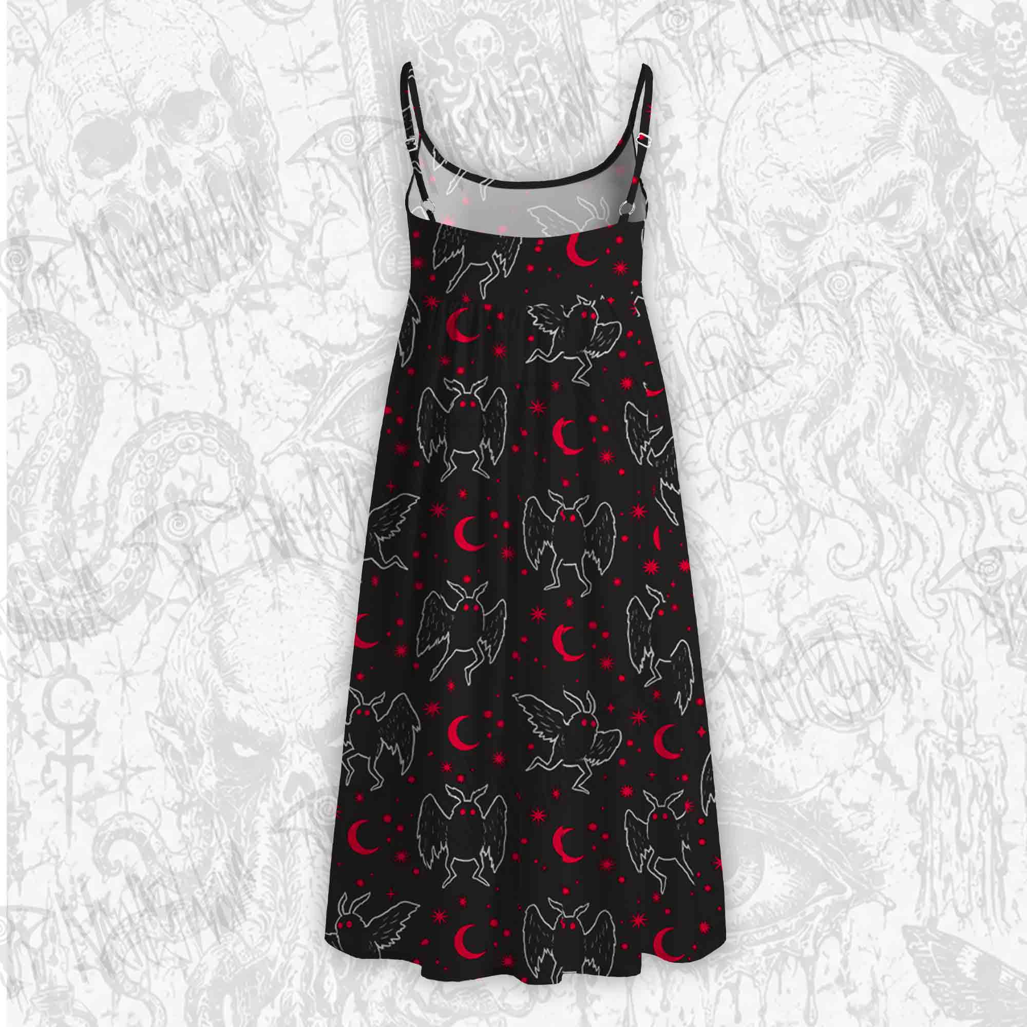 Mothman Night Strap Midi Sundress