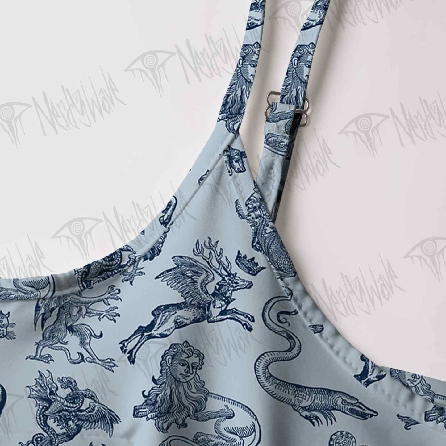 Medieval Monster Strap Midi Sundress