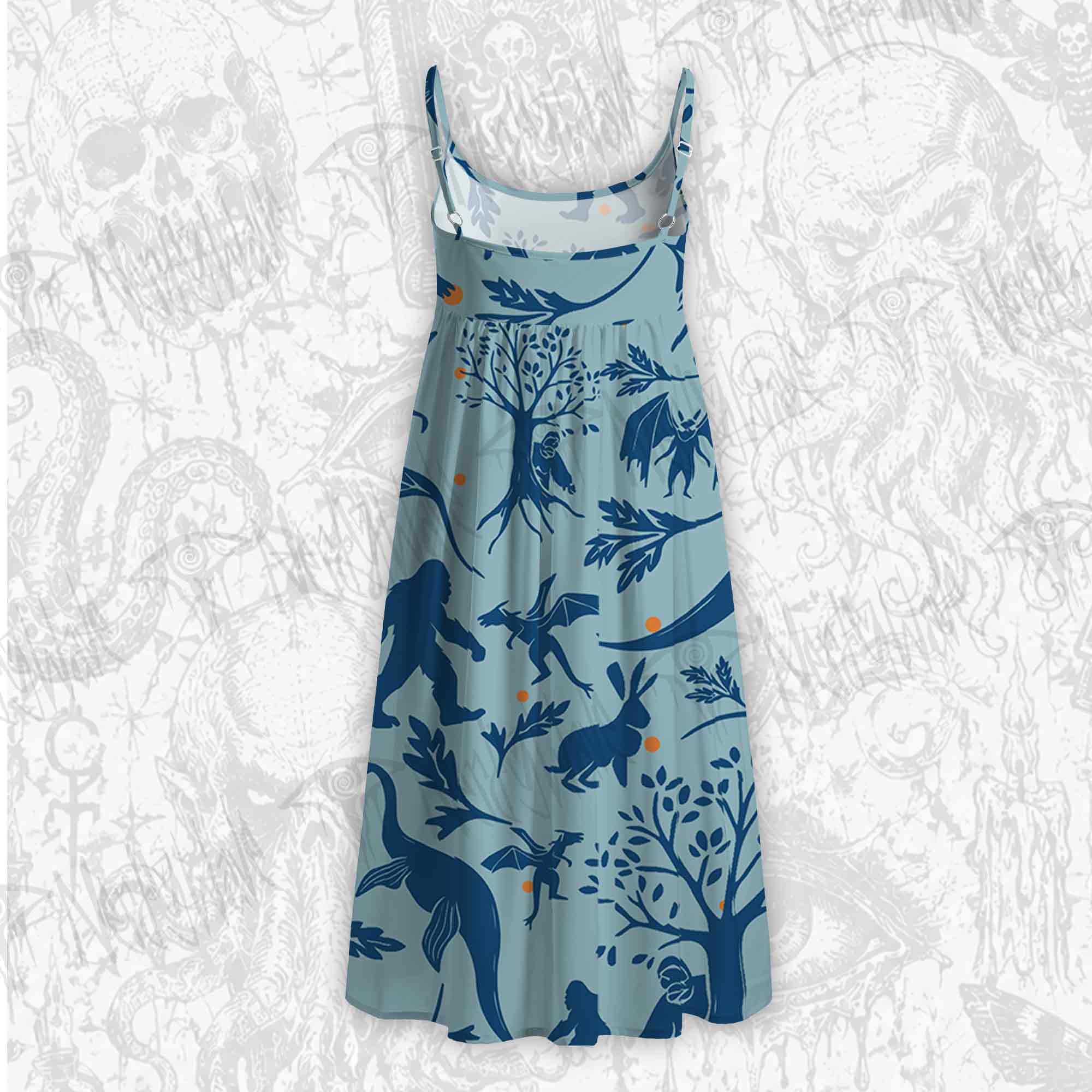 Cryptozoology Strap Midi Sundress