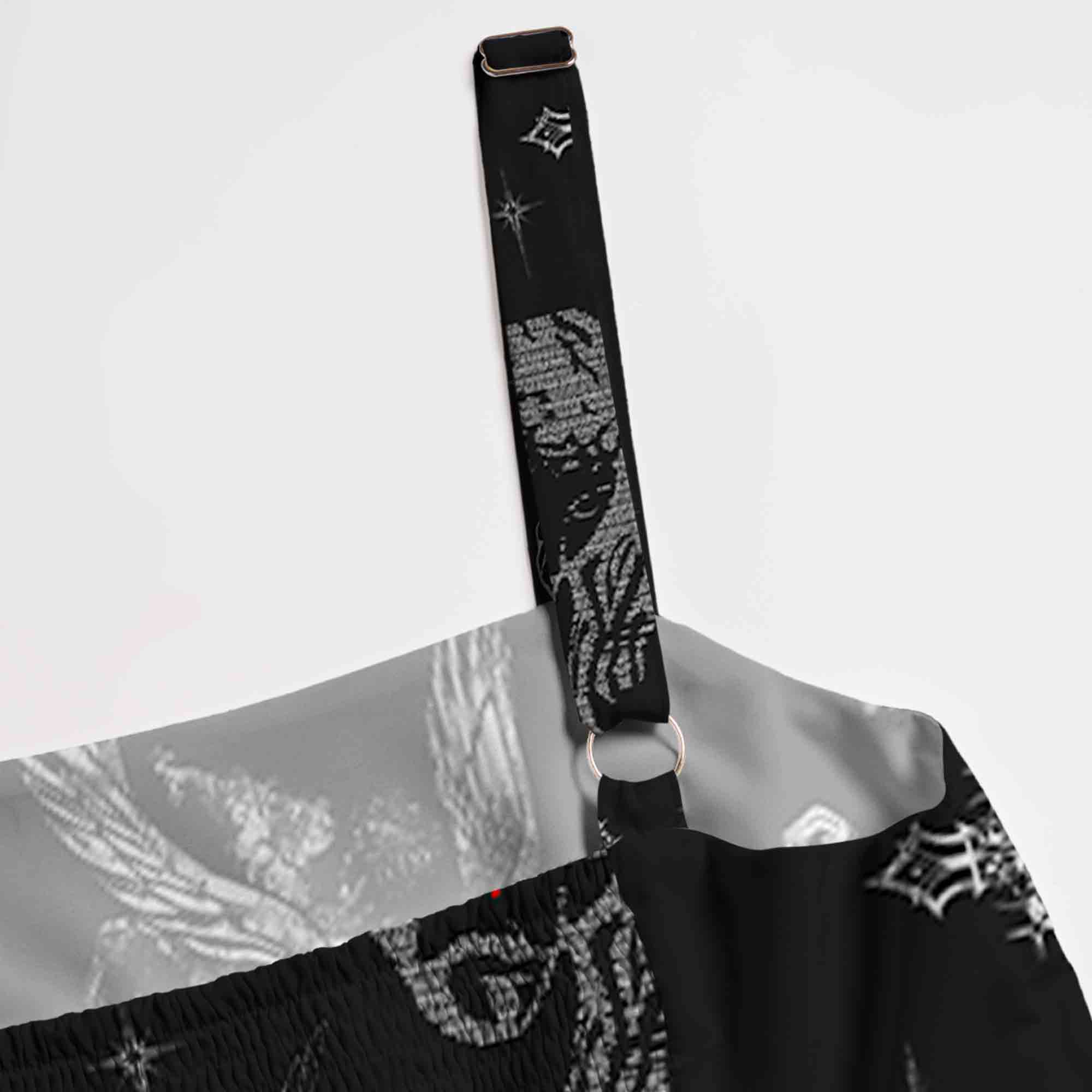 Gothic Cherub Wide Straps Maxi Dress
