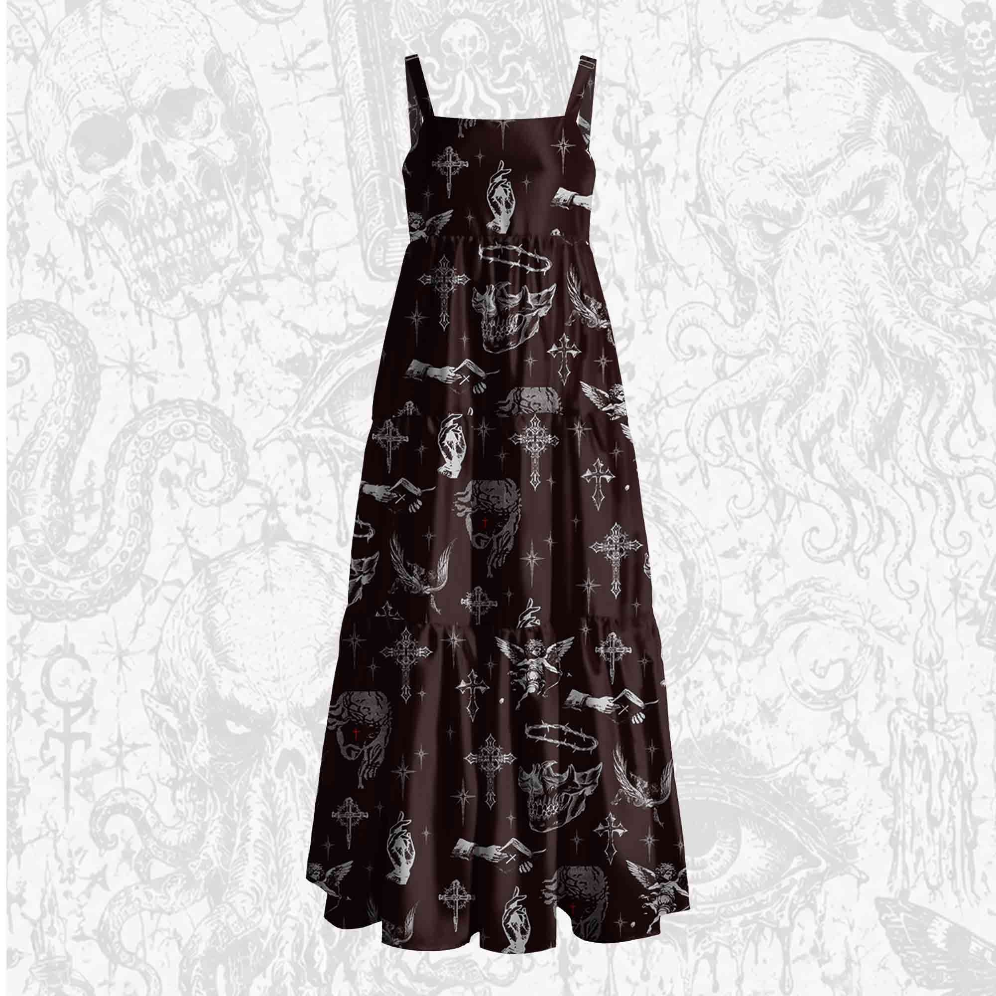 Sacred & Scars Wide Straps Maxi Dress
