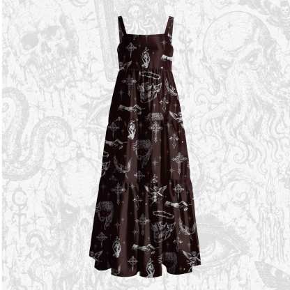 Sacred & Scars Wide Straps Maxi Dress