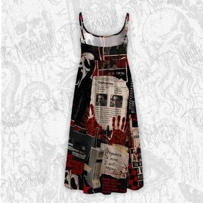 Don't Answer Strap Midi Sundress