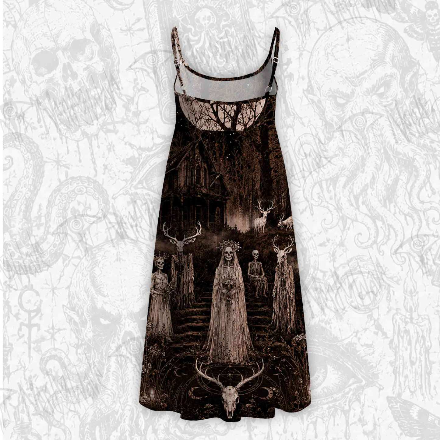 Lost Souls Strap Midi Sundress