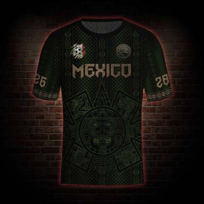 Personalized Mexcio Aztec Football Jersey