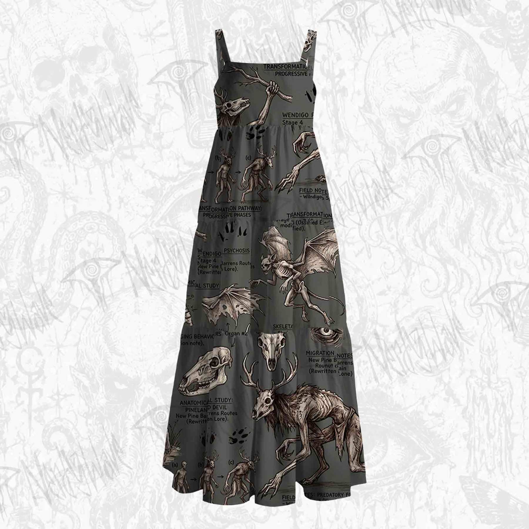 Wild Beast Wide Straps Maxi Dress