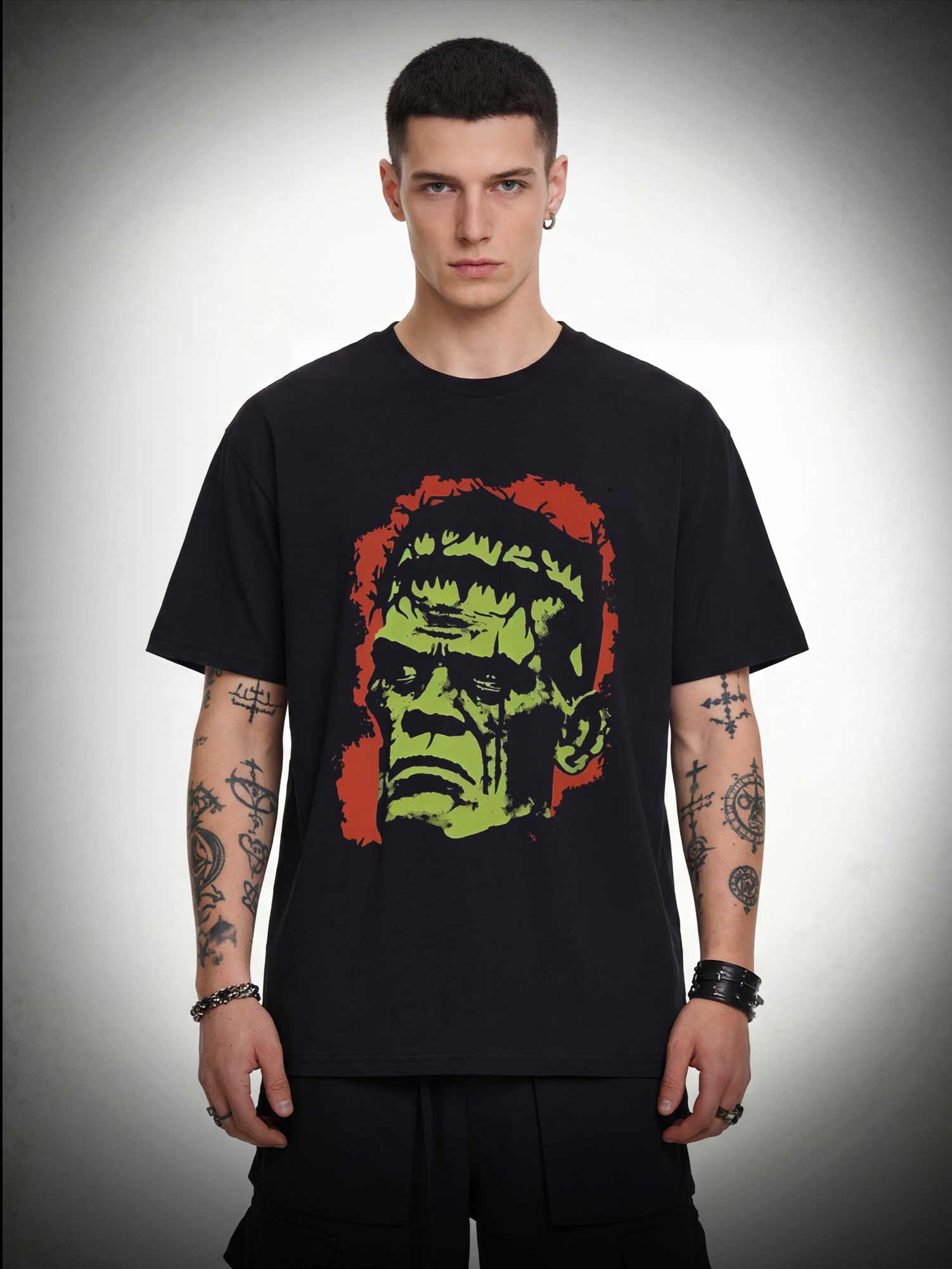 111-Horror Monster You Do Not Yield T-shirt