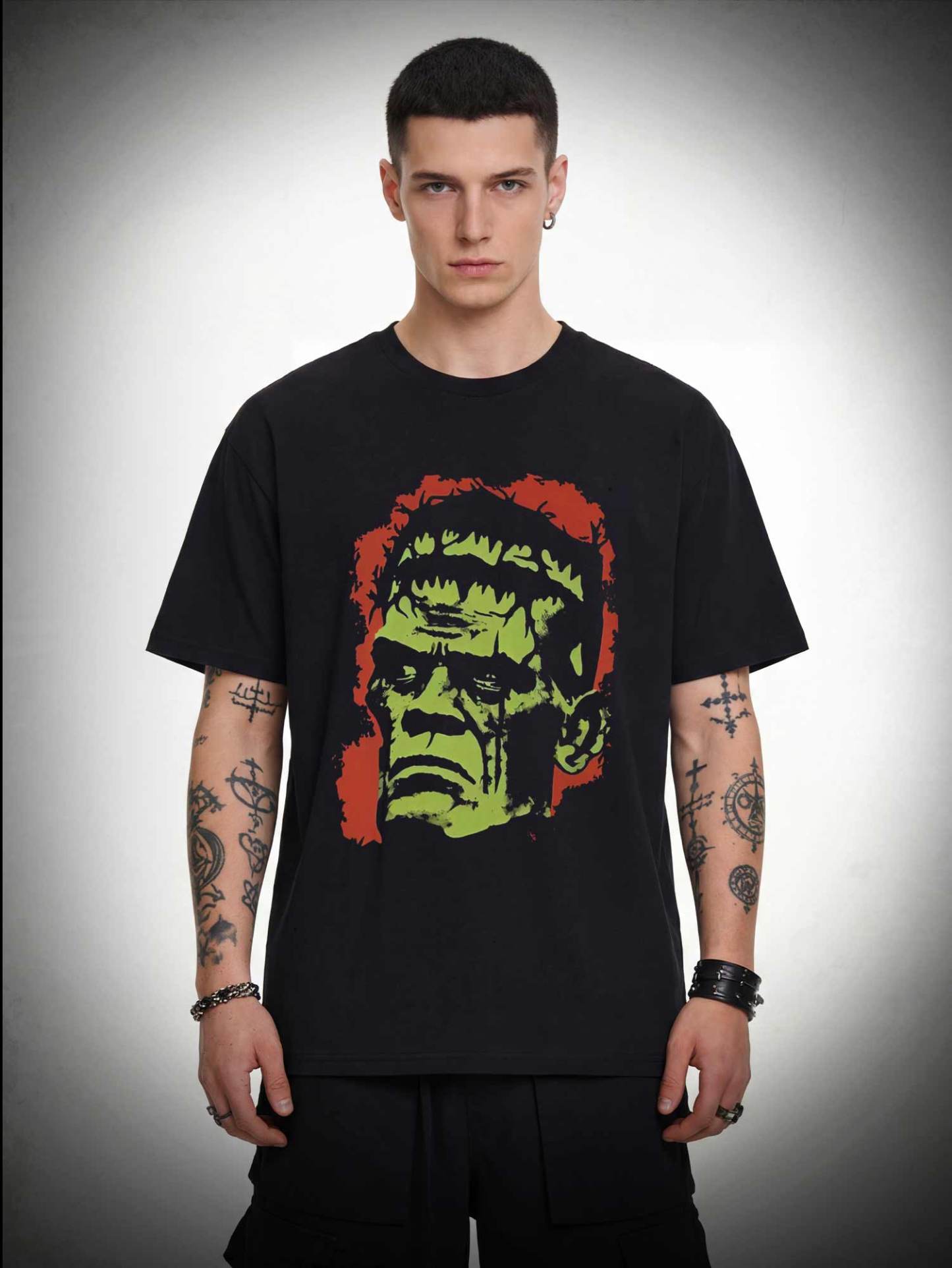 111-Horror Monster You Do Not Yield T-shirt