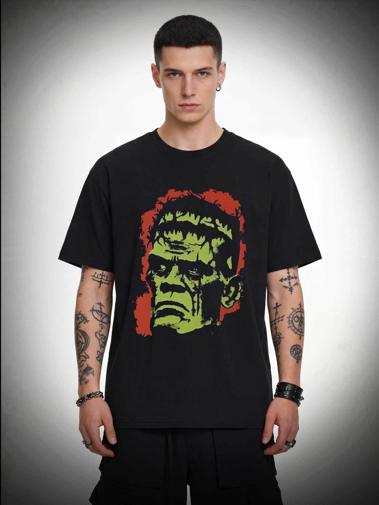 111-Horror Monster You Do Not Yield T-shirt