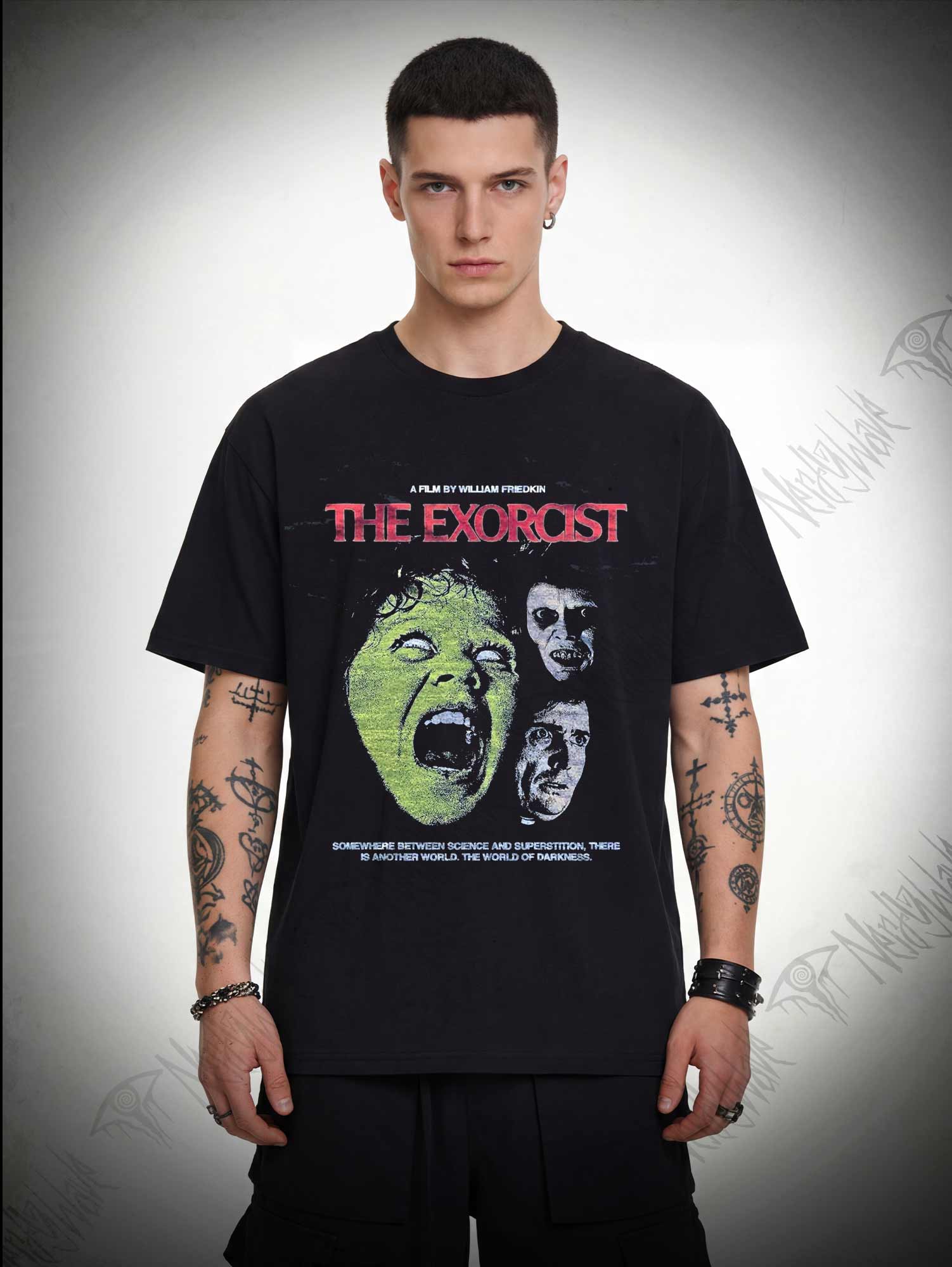 111-The Exorcist Graphic Tee, Vintage You Do Not Yield T-shirt