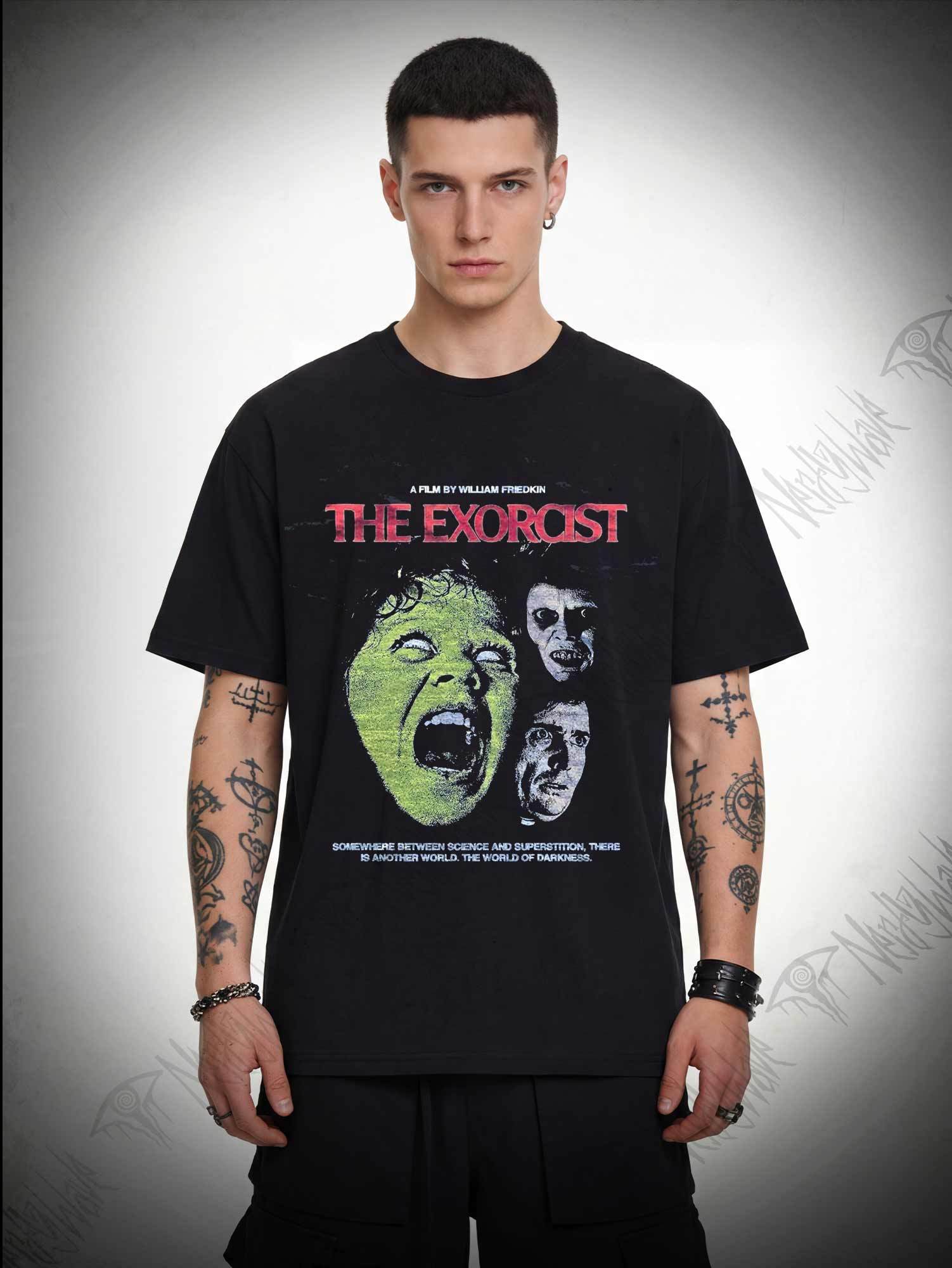 111-The Exorcist Graphic Tee, Vintage You Do Not Yield T-shirt