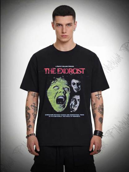 111-The Exorcist Graphic Tee, Vintage You Do Not Yield T-shirt