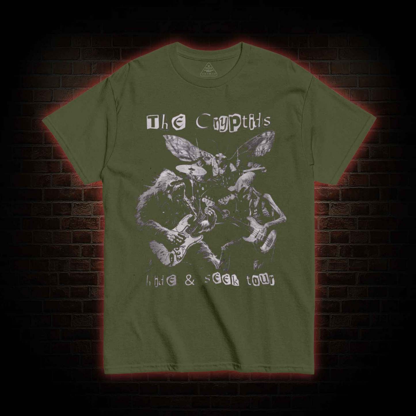 Cryptids Hide & Seek Tour You Do Not Yield T-shirt
