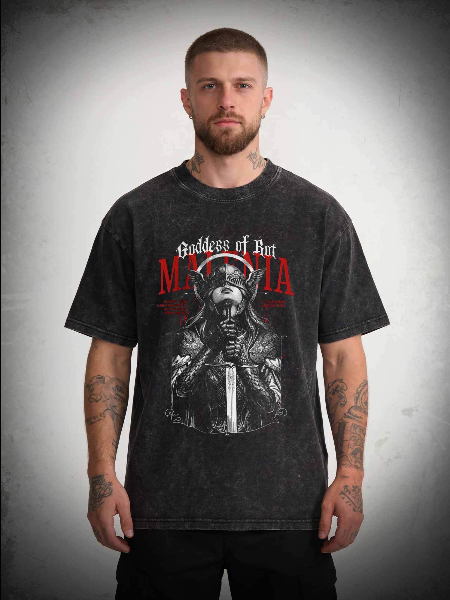 5609 Goddess of Rot Washed T-shirt
