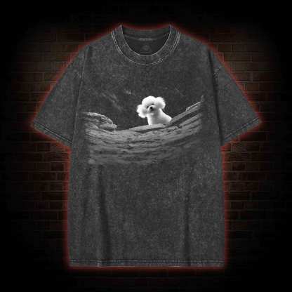 5618 Precious Dog Washed T-shirt