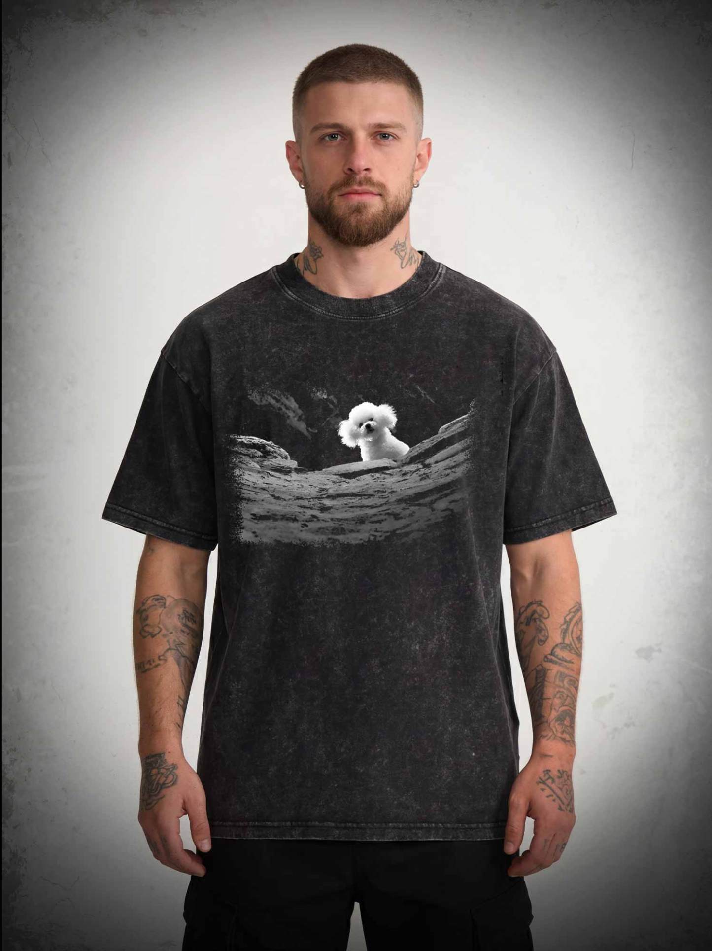 5618 Precious Dog Washed T-shirt