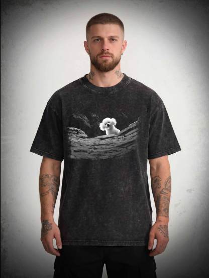 5618 Precious Dog Washed T-shirt
