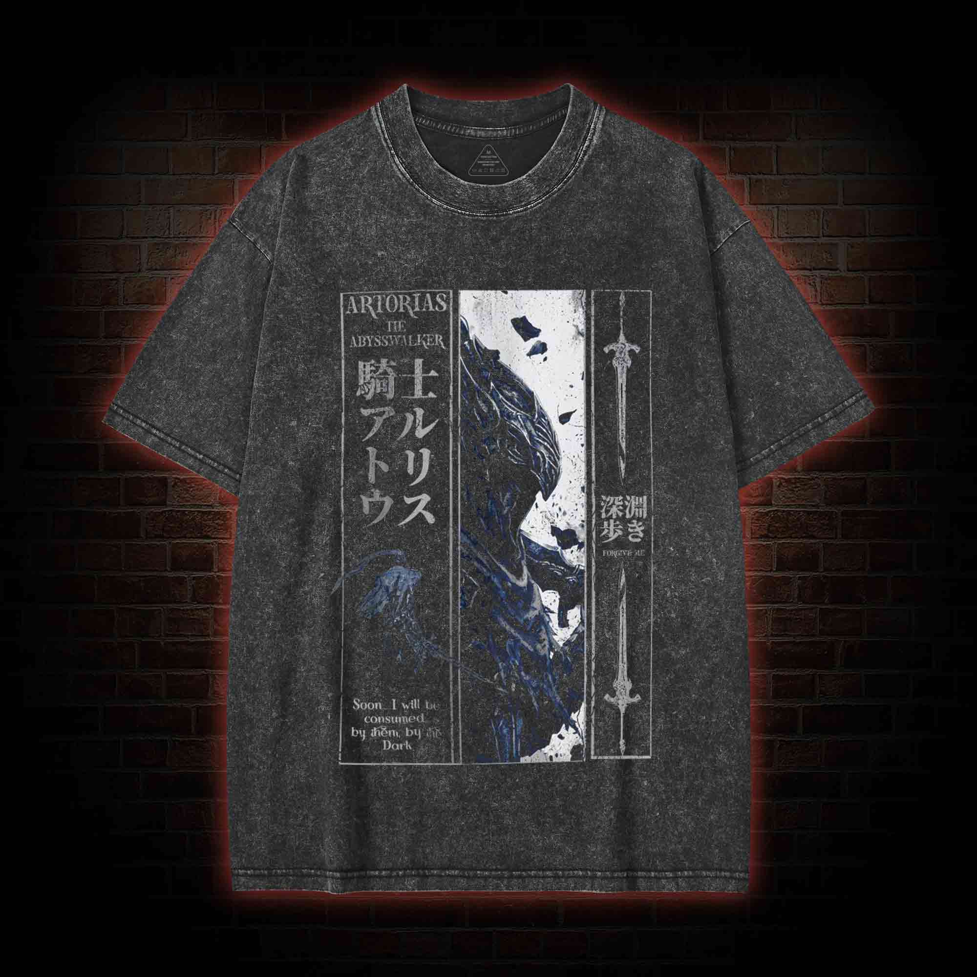 The Abysswalker Forgive Me Washed T-shirt