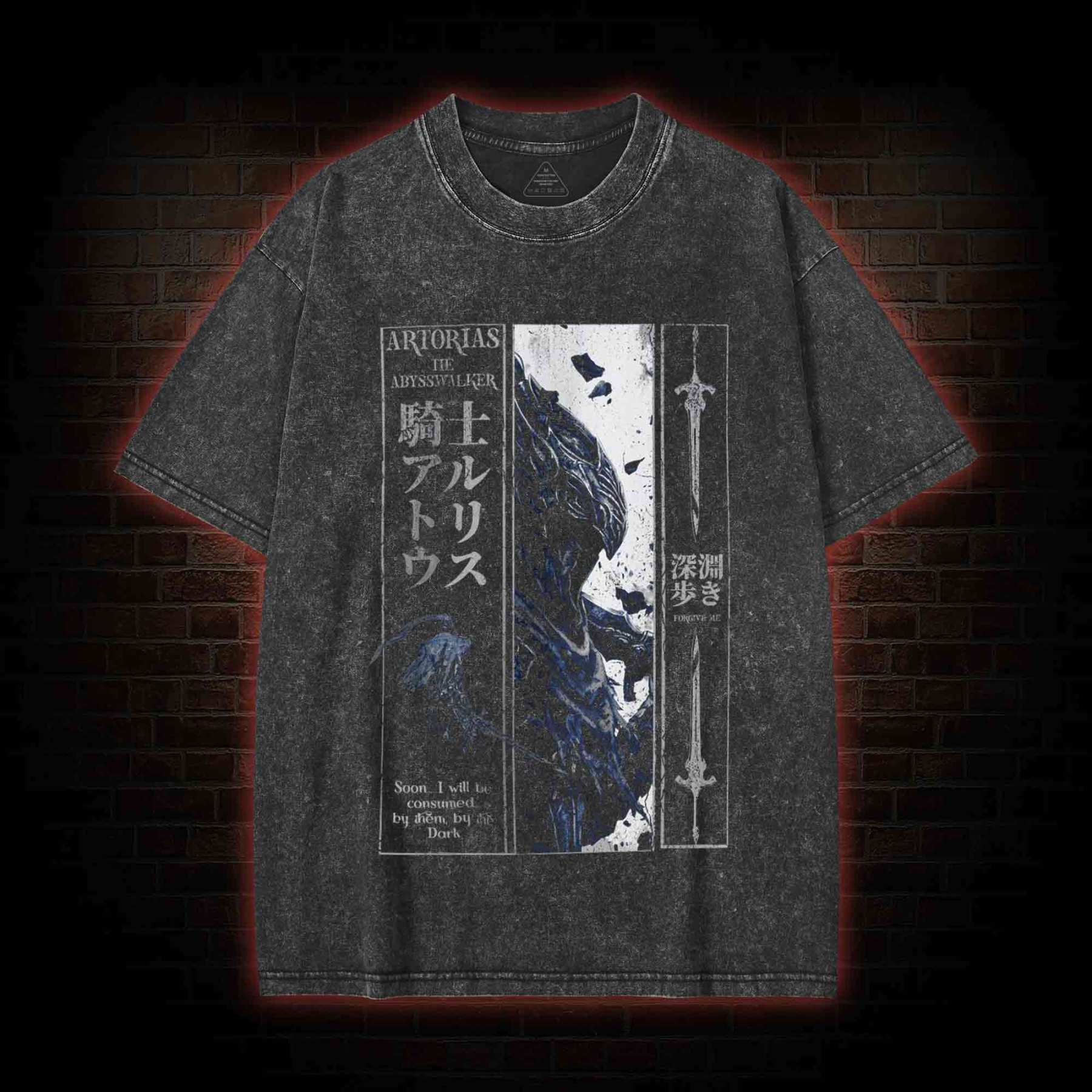 The Abysswalker Forgive Me Washed T-shirt