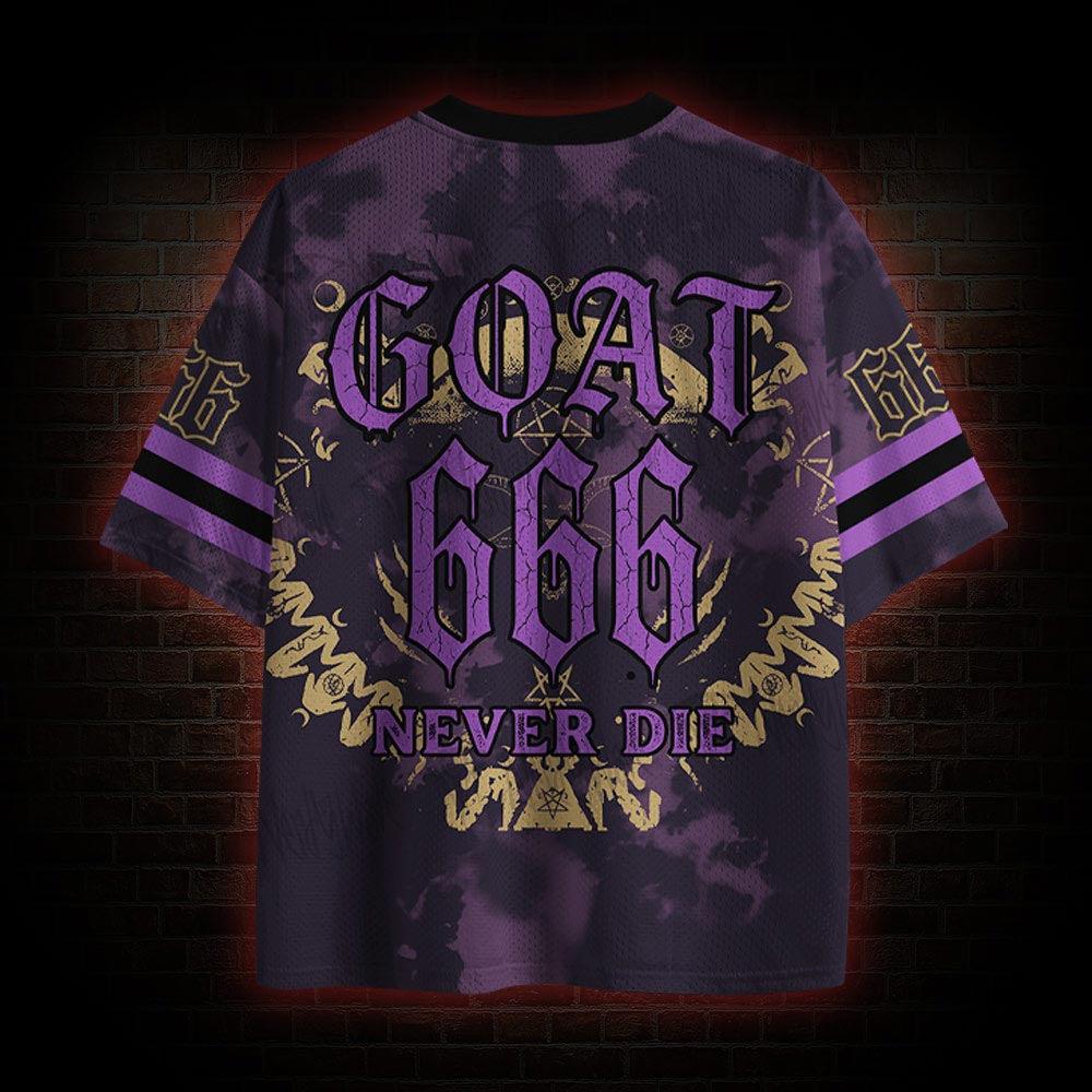 1445-Sataniccat 666 Mesh Jersey