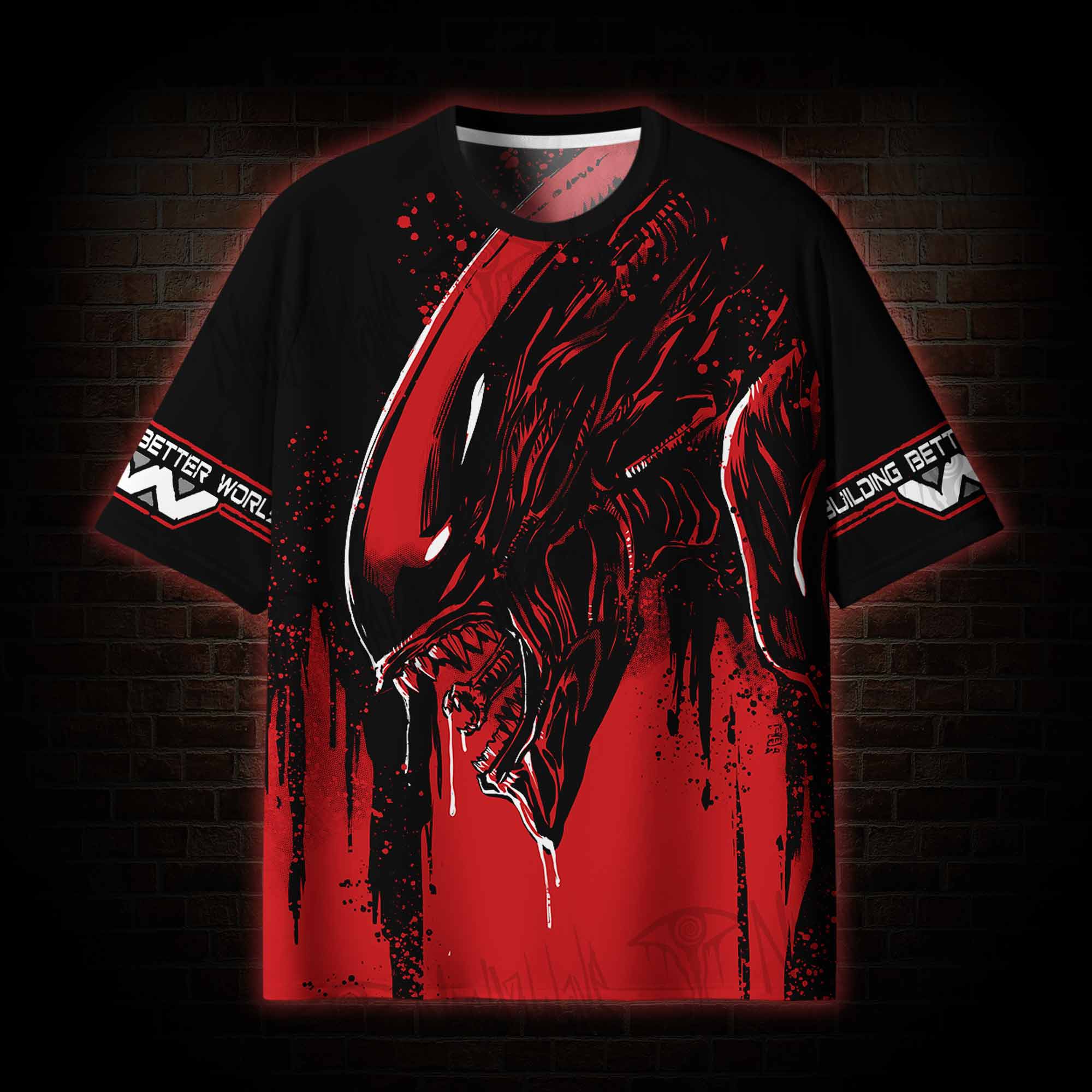 Alien Building Better Worlds Jersey Quick-drying T-shirt