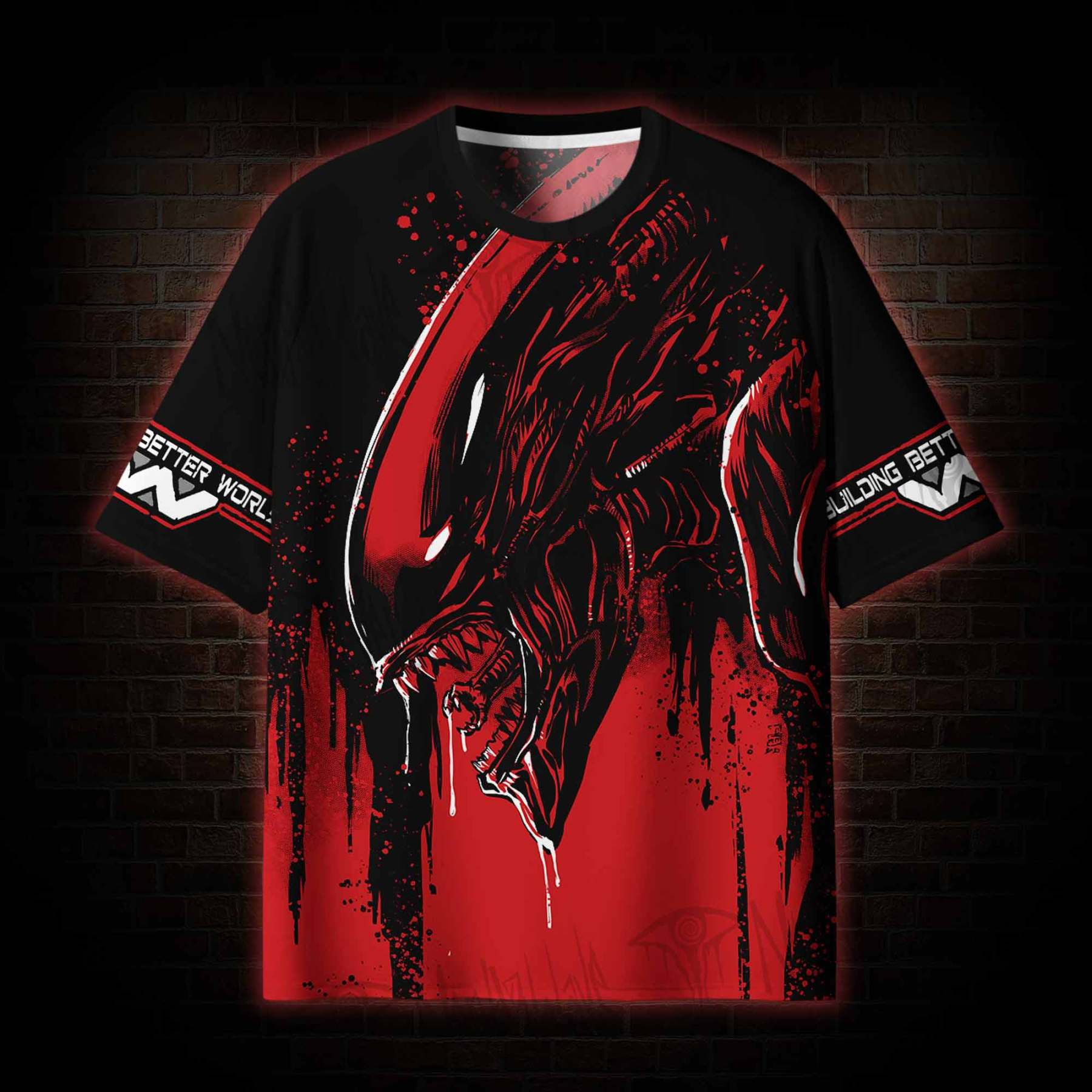 Alien Building Better Worlds Jersey Quick-drying T-shirt