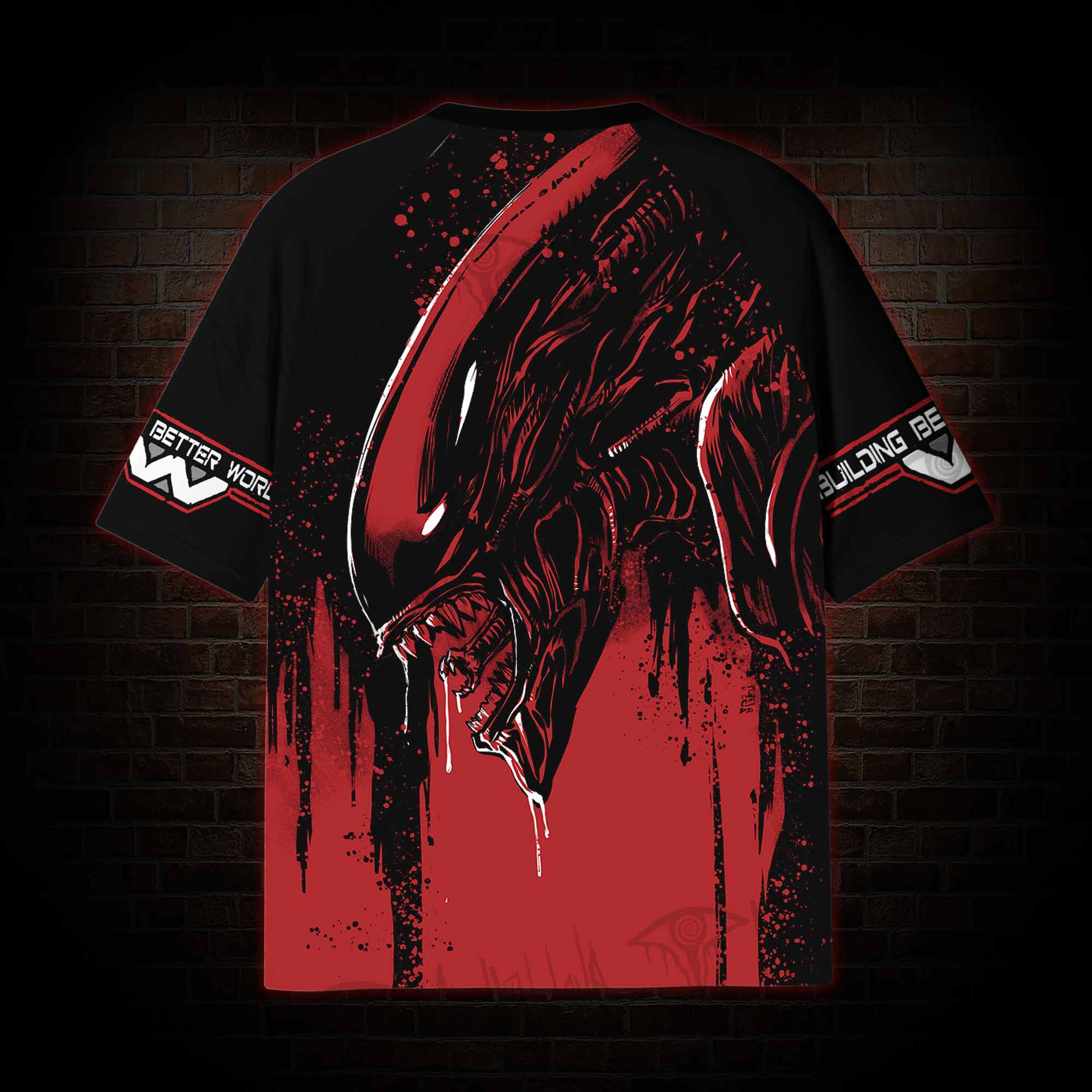 Alien Building Better Worlds Jersey Quick-drying T-shirt
